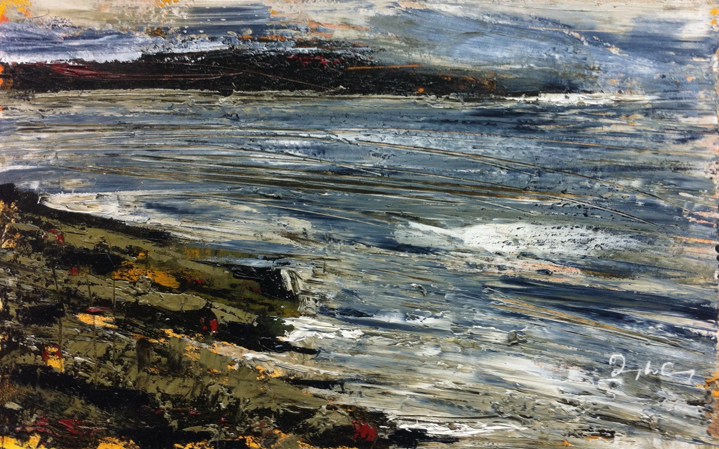Oil Sketch - Crewe Bay series, 2015