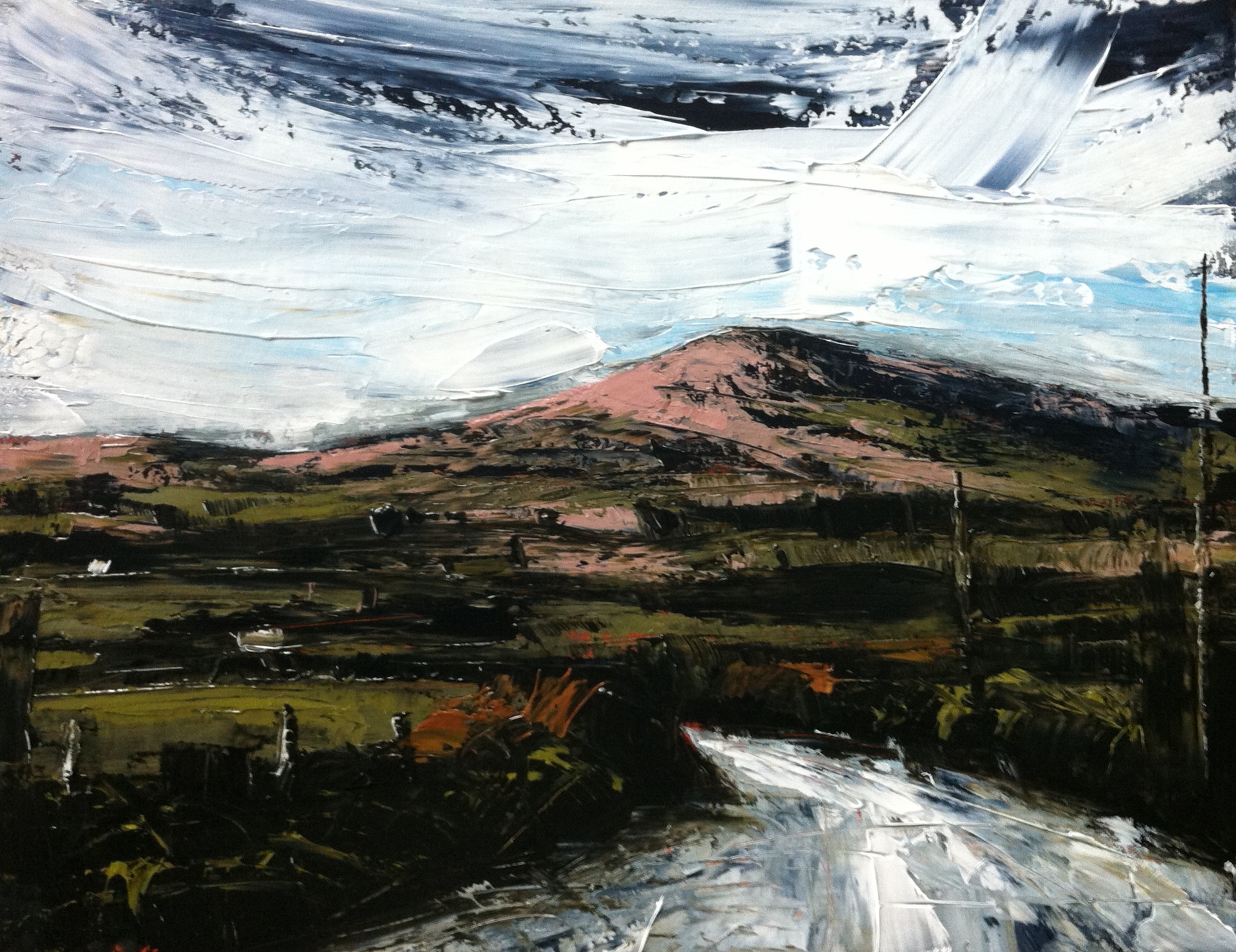 Oil sketch - Mount Gabriel series,2015