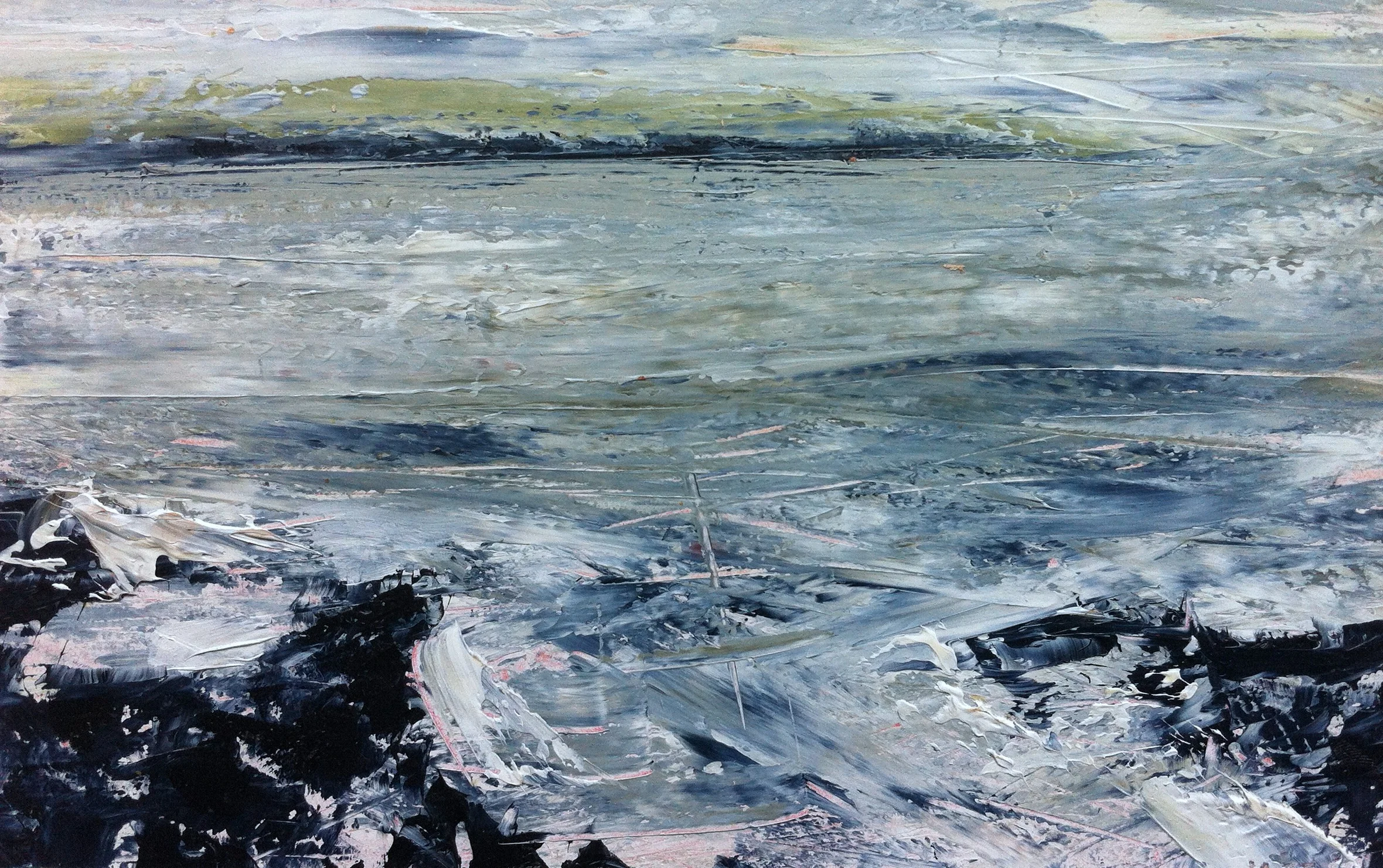 Oil sketch - Crewe Bay series, 2015