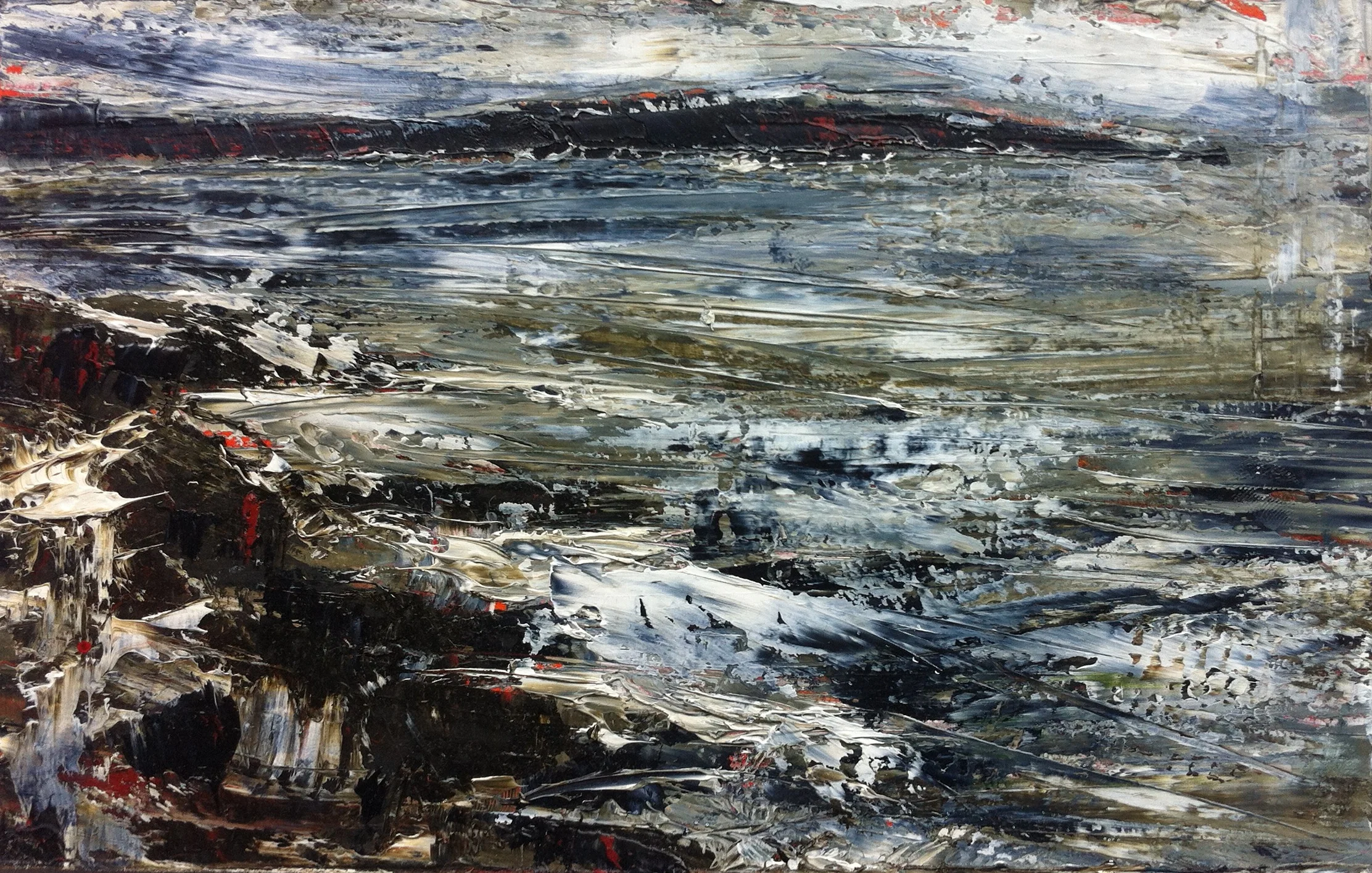 Oil sketch - Crewe Bay series, 2015