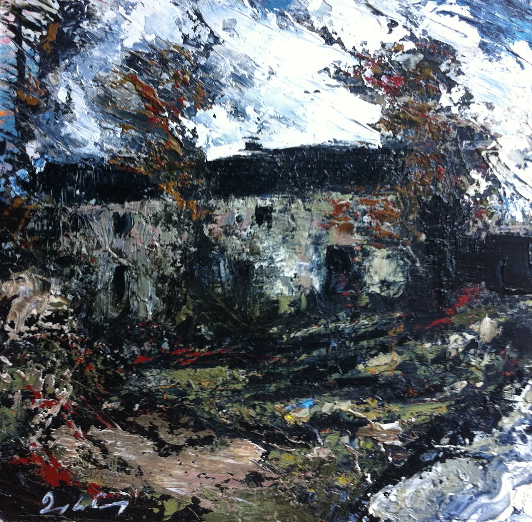 Oil sketch - Mount Gabriel series