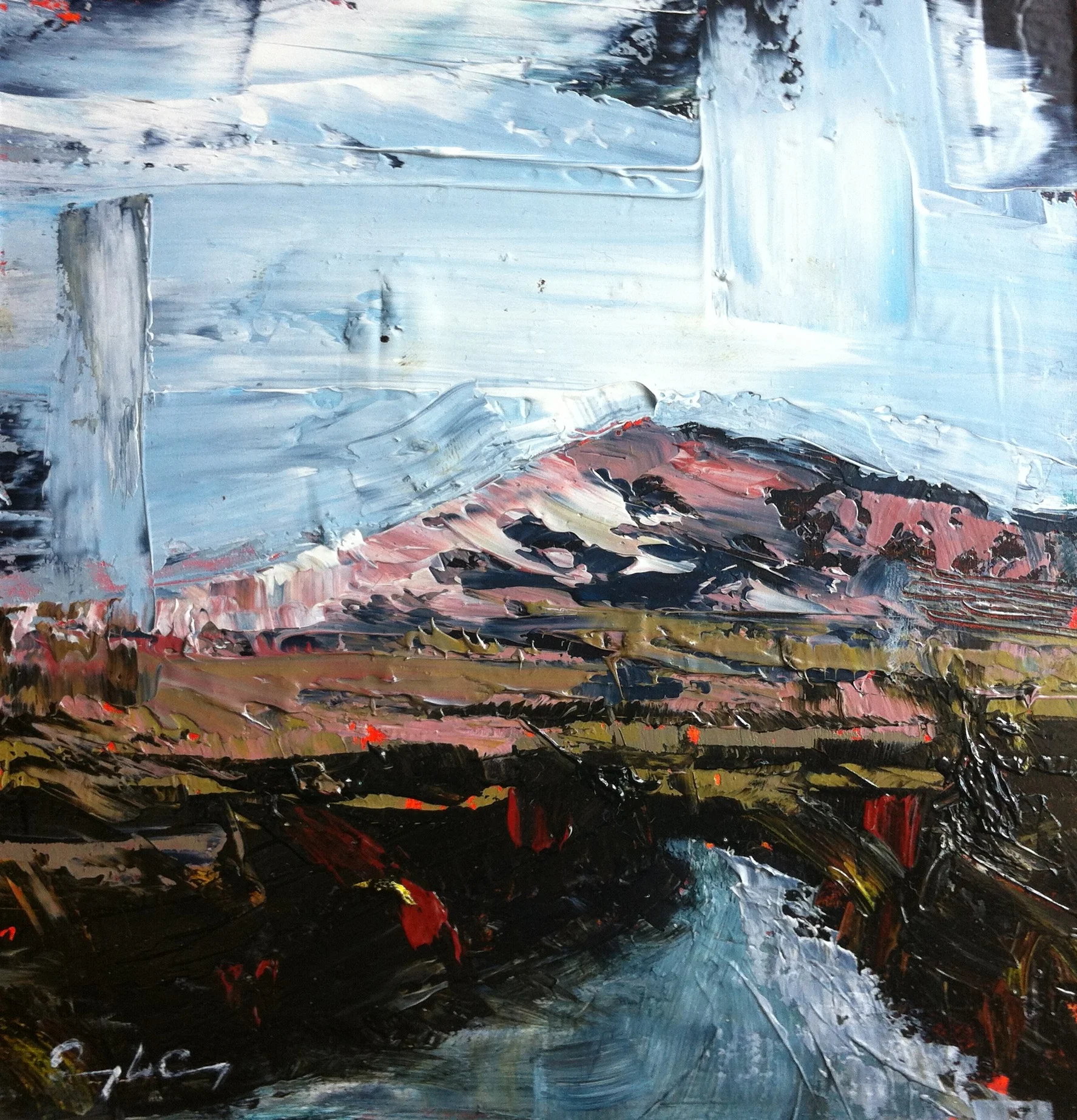 Oil sketch - Mount Gabriel series