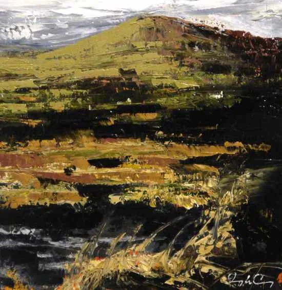 Oil sketch - Mount Gabriel series