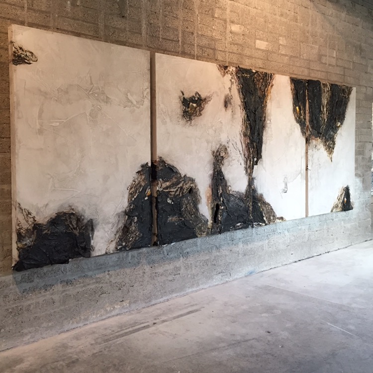 Liminal - Karen Hendy, mixed media on board