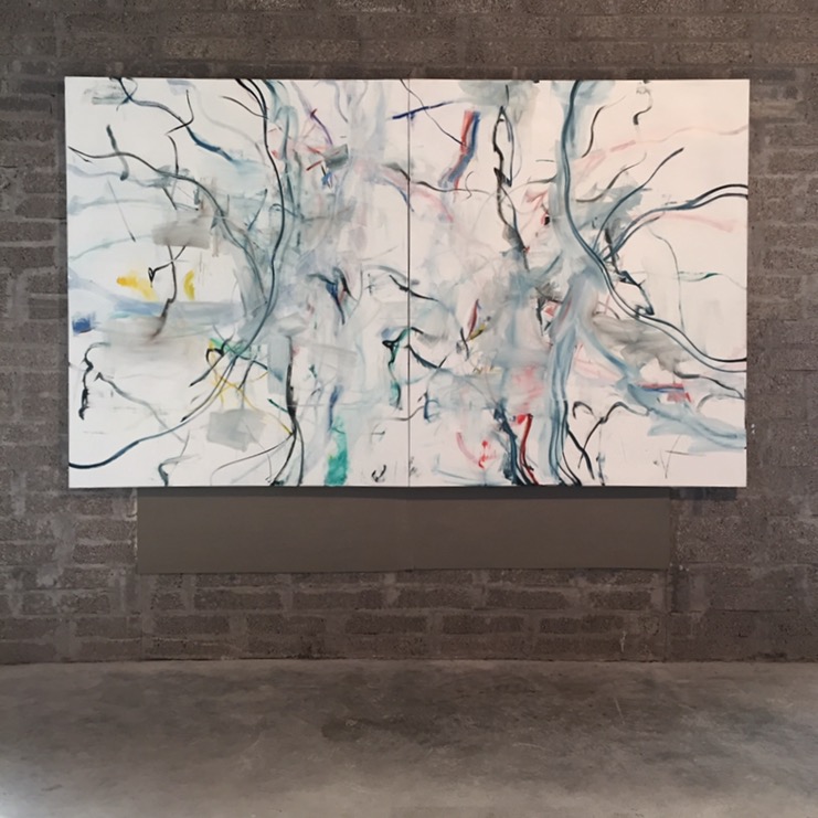 Untitled l & ll - Billy Foley, oil on canvas