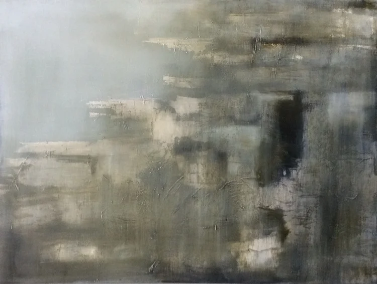 Epoch, Skellig lll&nbsp;&nbsp;Oil on canvas. &nbsp;Painting 76cm x 101cm. &nbsp;Frame 83cm x 109cm. &nbsp;€sold