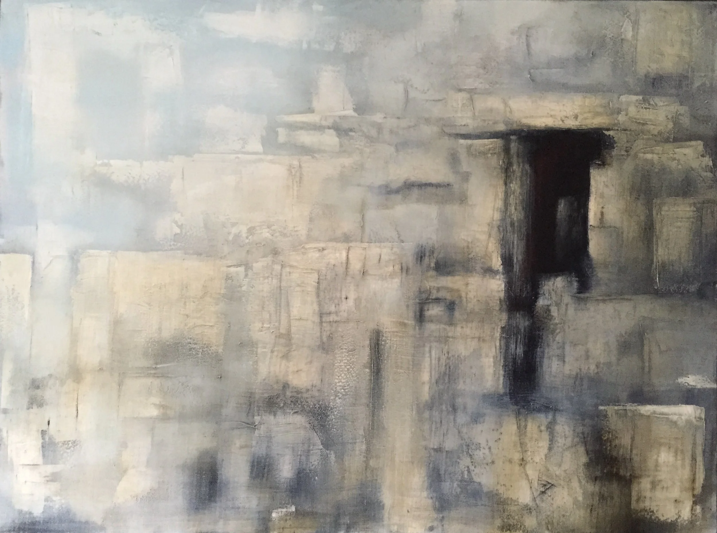 Epoch, Skellig V&nbsp; Oil on canvas. &nbsp;Painting 76cm x 101cm. &nbsp;Frame 83cm x 109cm. &nbsp;€nfs
