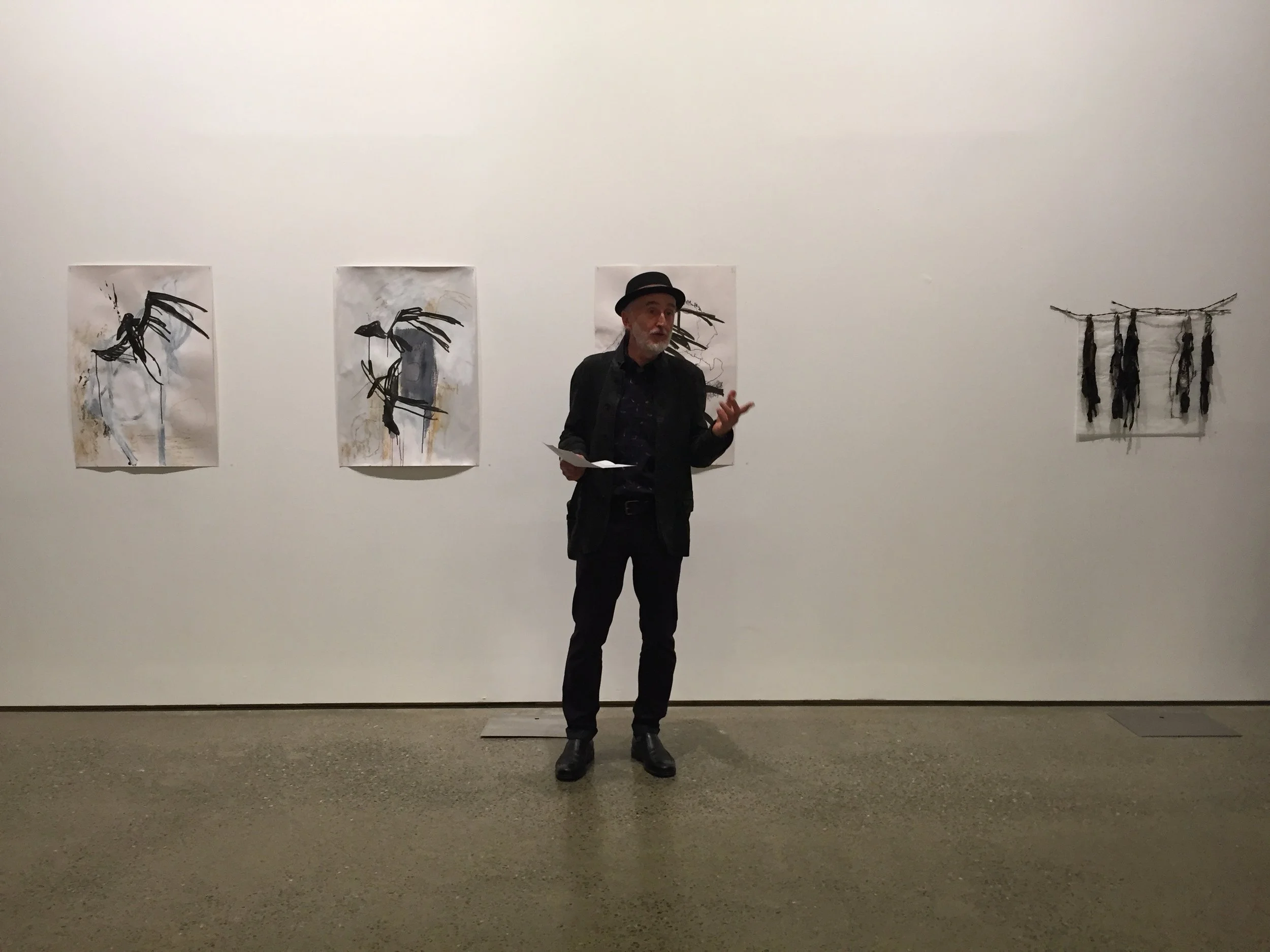 Dick Richards opening The Sound of Ravens.