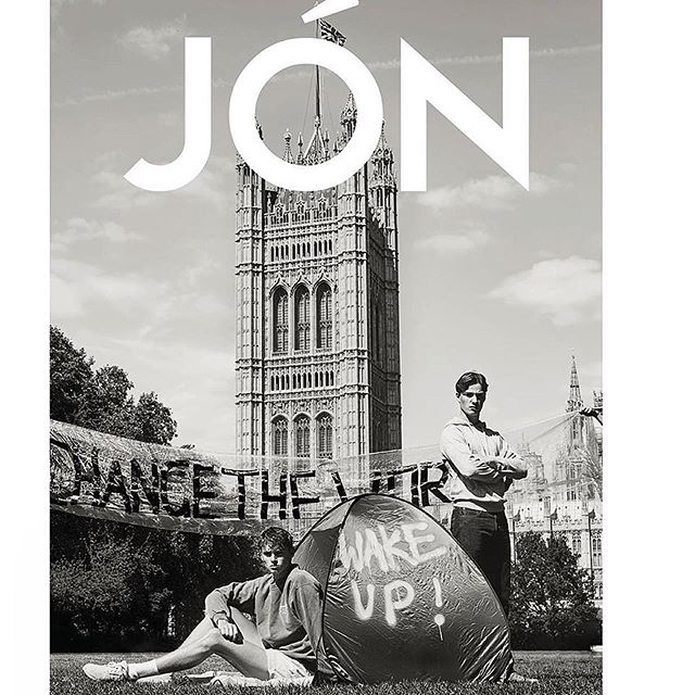 #Repost @eddieblagbrough 
New cover for the ECO edition of @jonmagazine 🖤 Featuring @jcull6_lcfc @imgmodels, @bensmithlive @elitemodelworld. Out this weekend! 😁
.
Styling @stephen_conway 
Grooming @evanhuangofficial 
Big thanks to @fraznn for helpi
