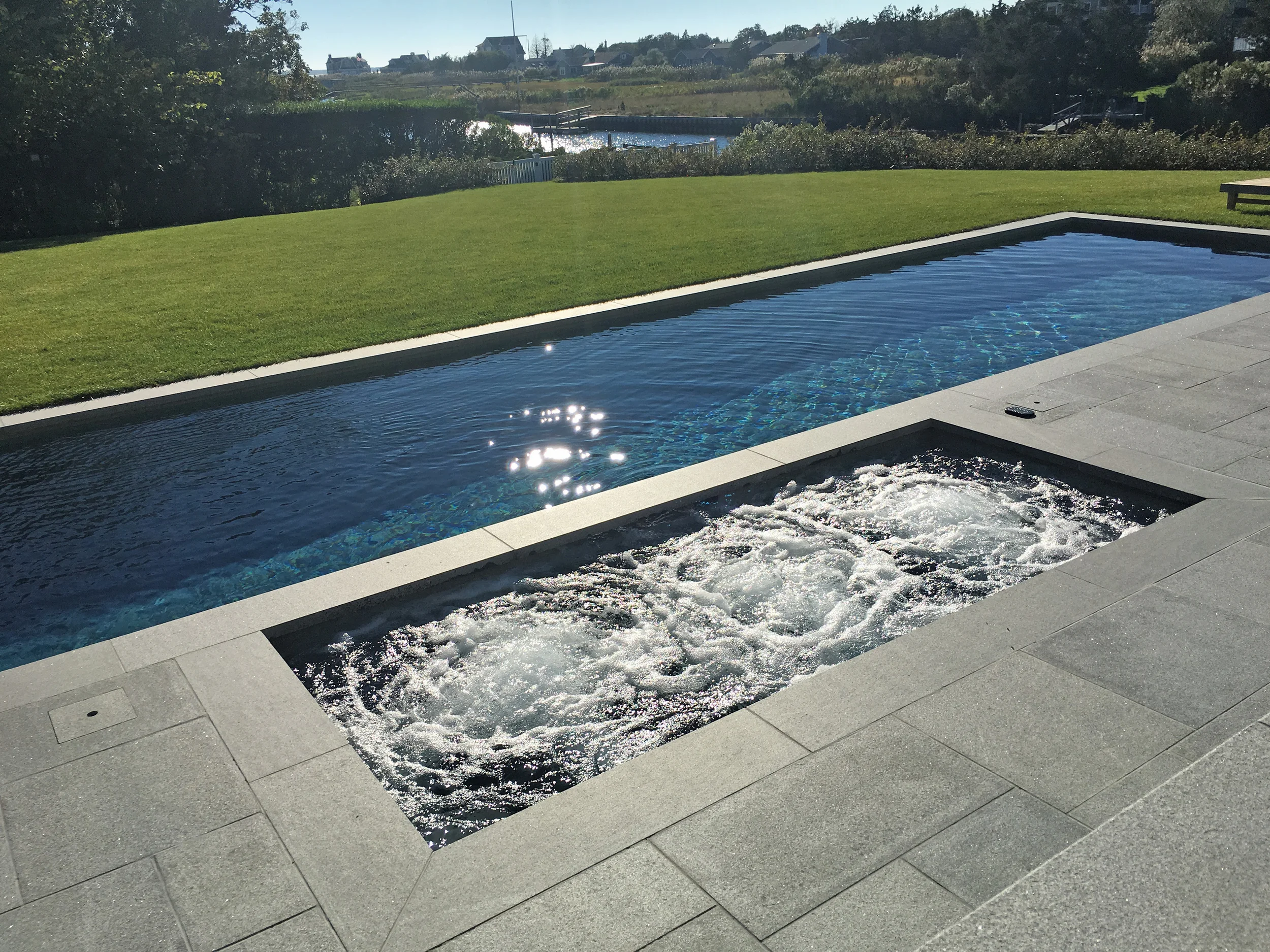 Pelican Pools - Bronze , Custom Spa with Pool
