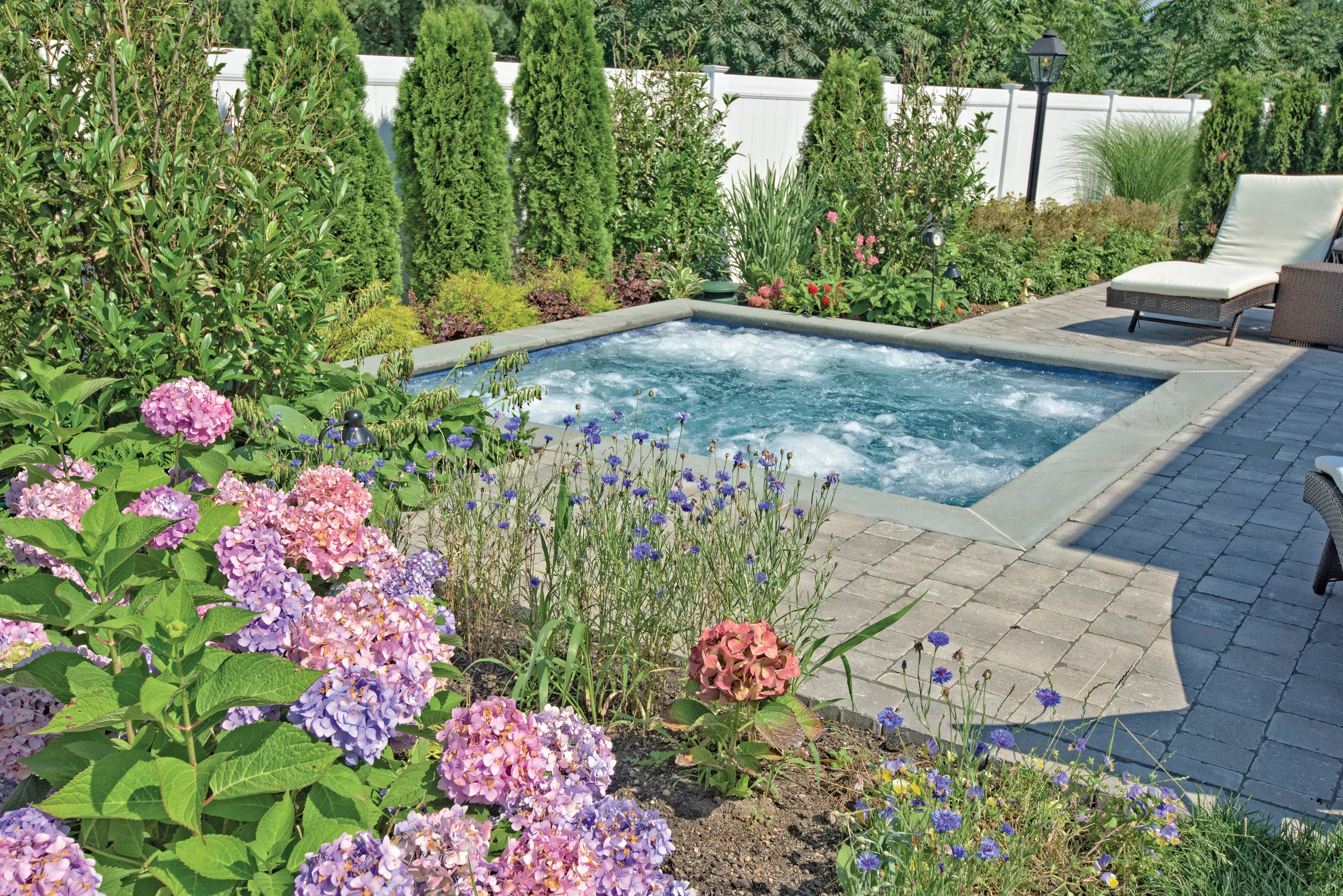 Chaikin Ultimate Pools - Silver , Custom Spa
