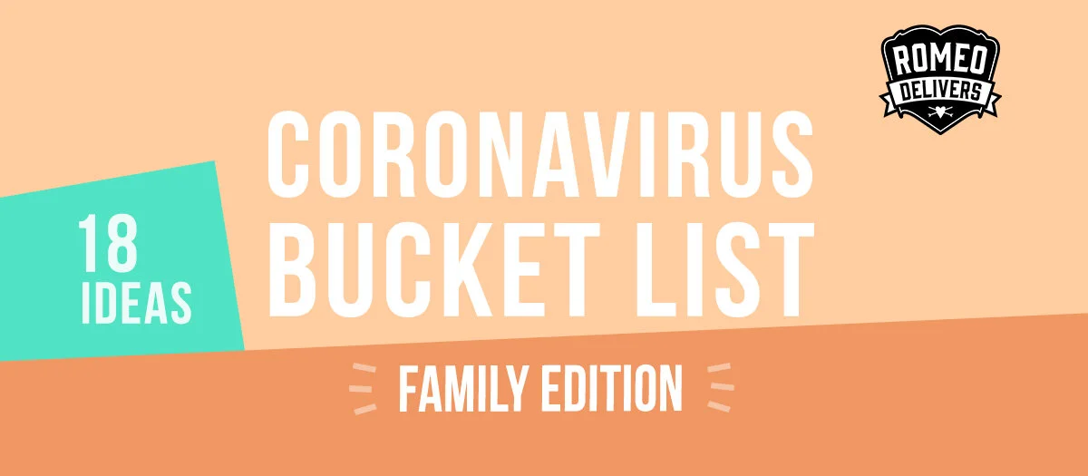 Coronavirus Bucket List Family Edition