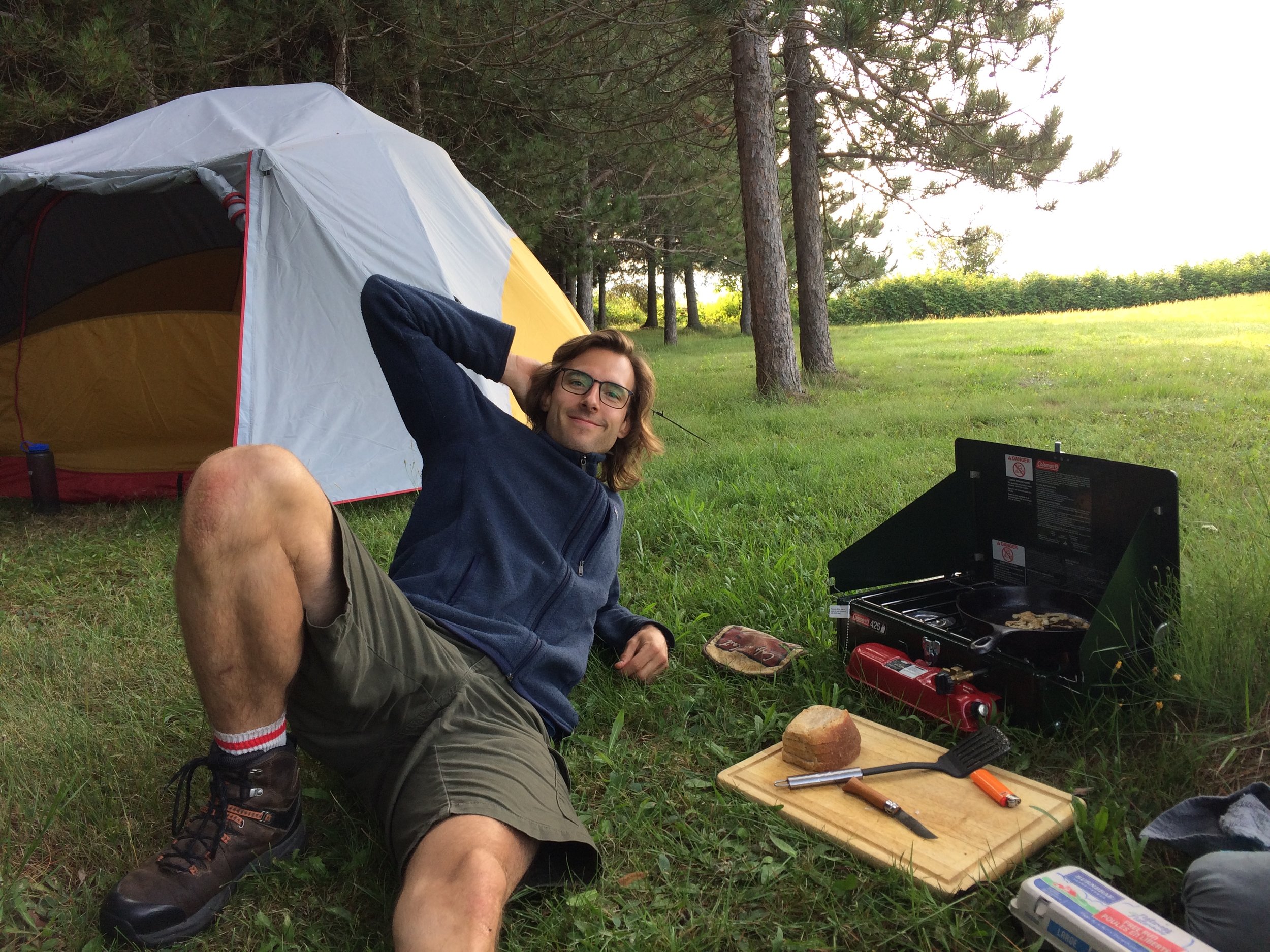  Mat is always a model camper. 