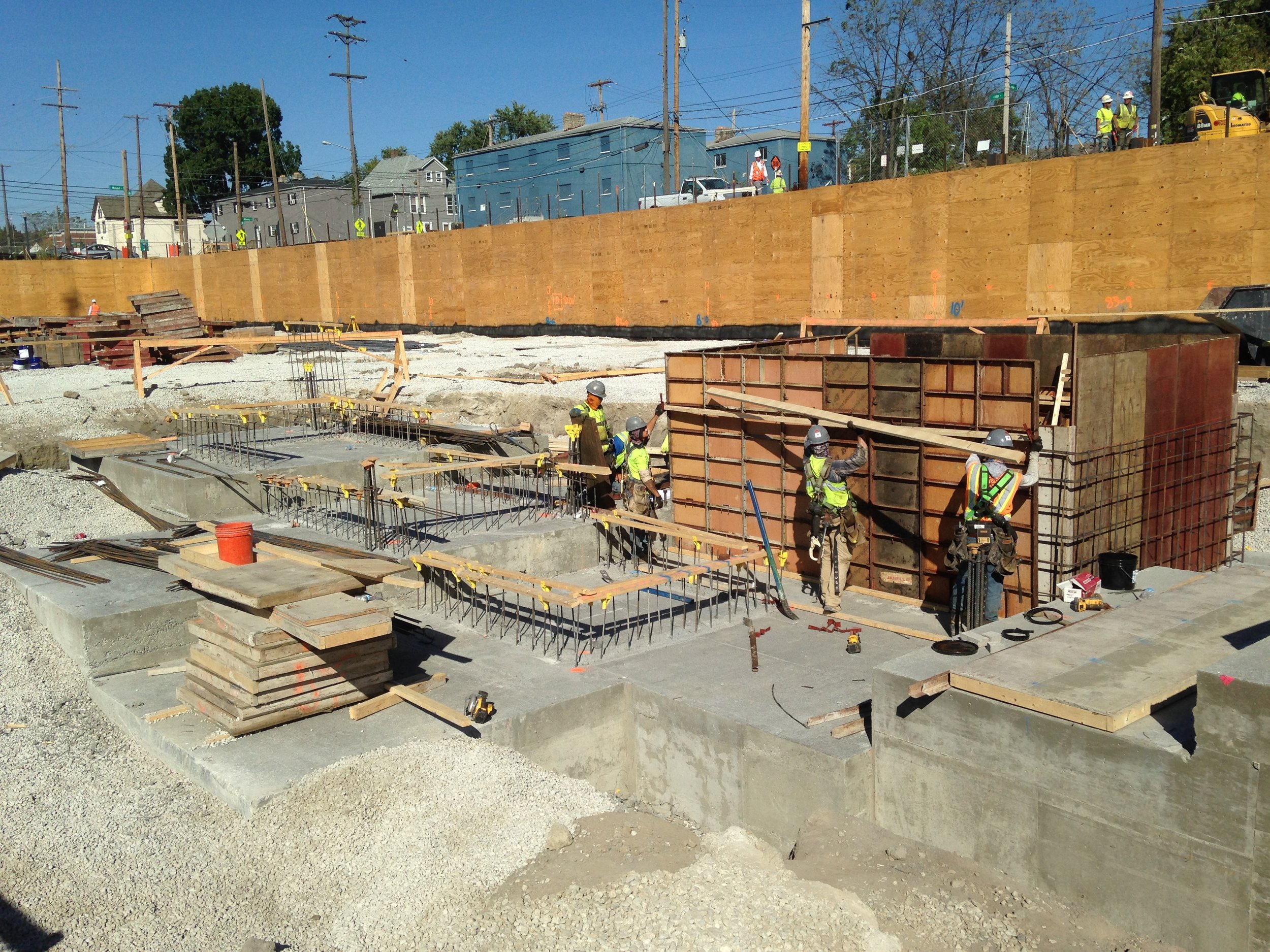  Construction progress 