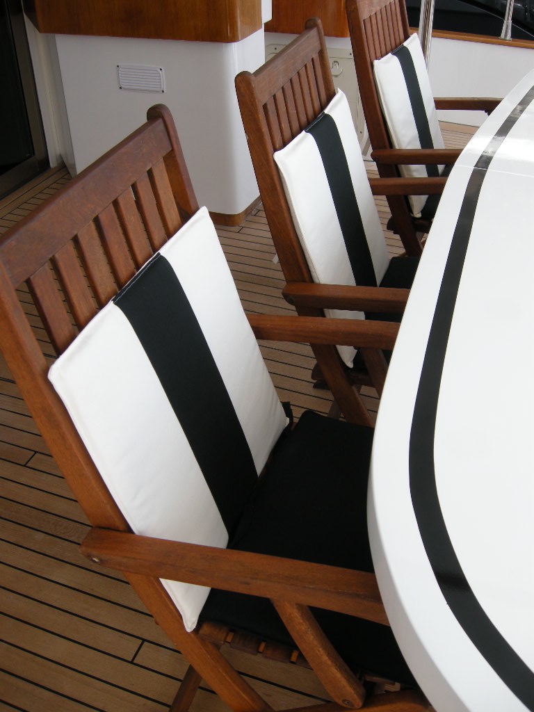 yacht exterior seating