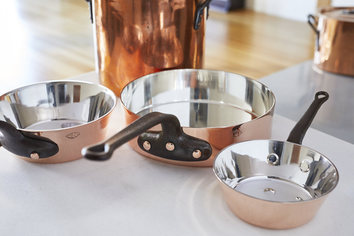 Silver Lined Copper Cookware — Duparquet Copper Cookware