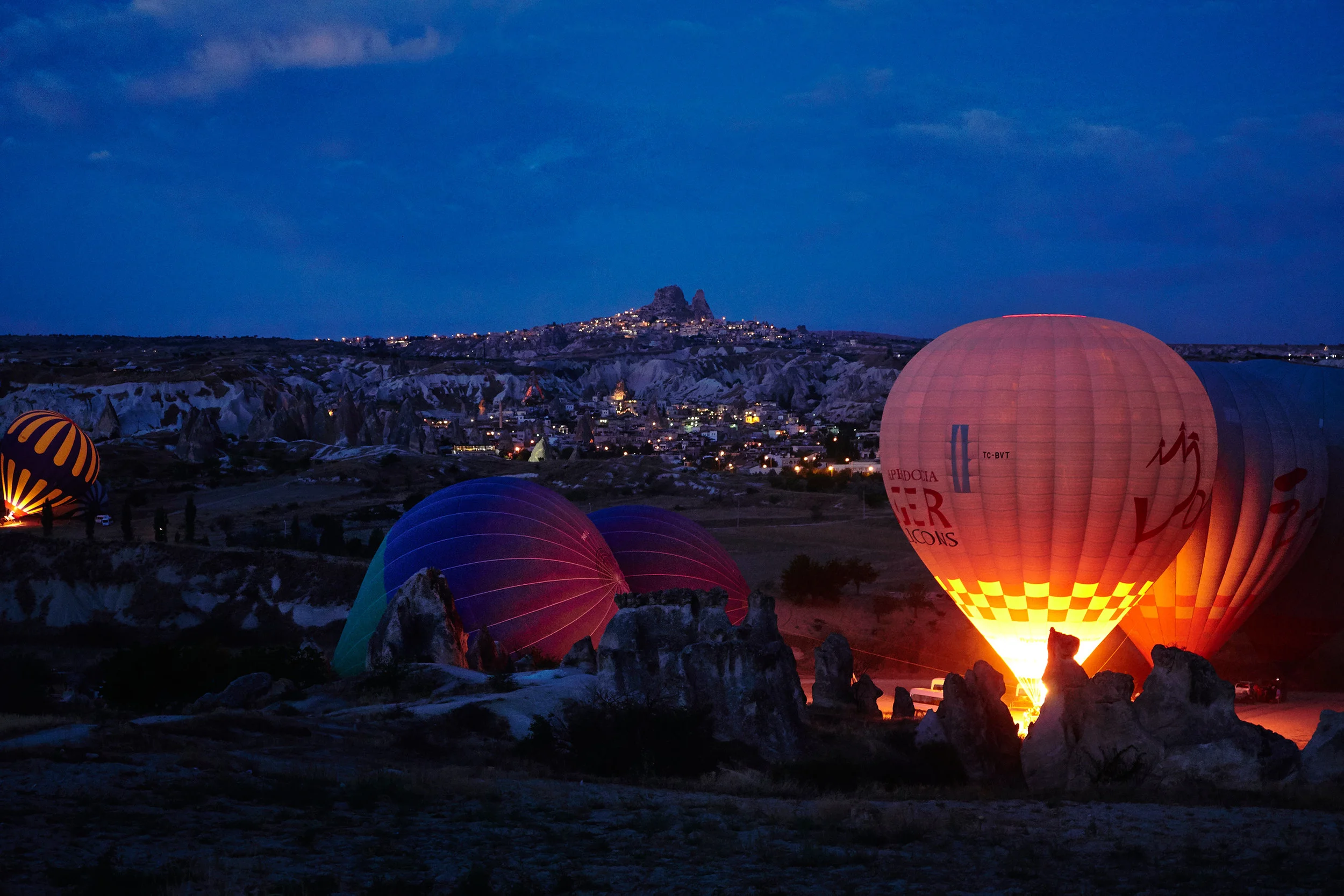 Cappadocia at twilight and beyond