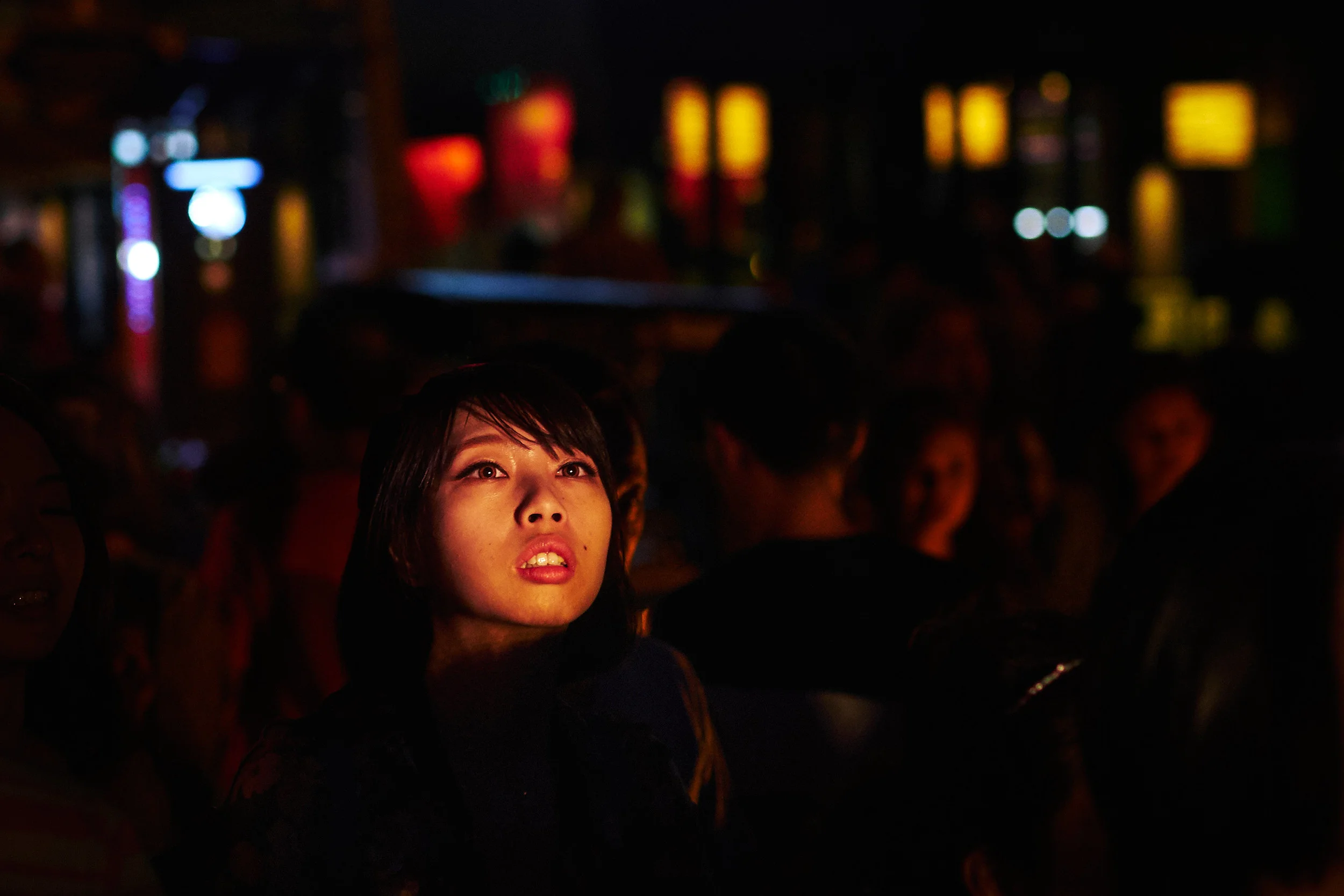 Girl at the flower festival Chiang Mai