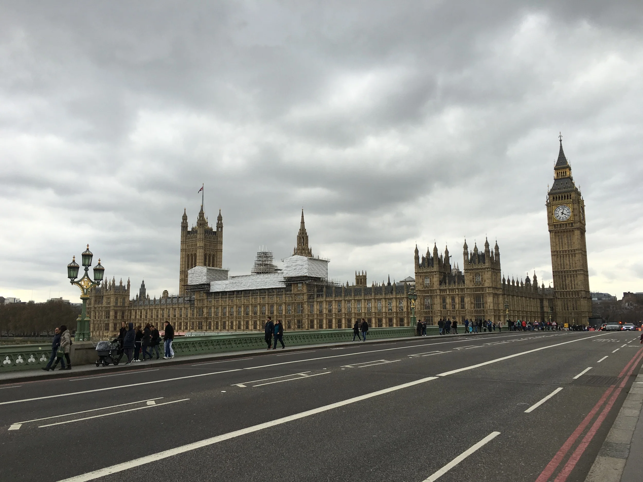 Westminster Bridge, Palace of Westminster, and Big Ben
