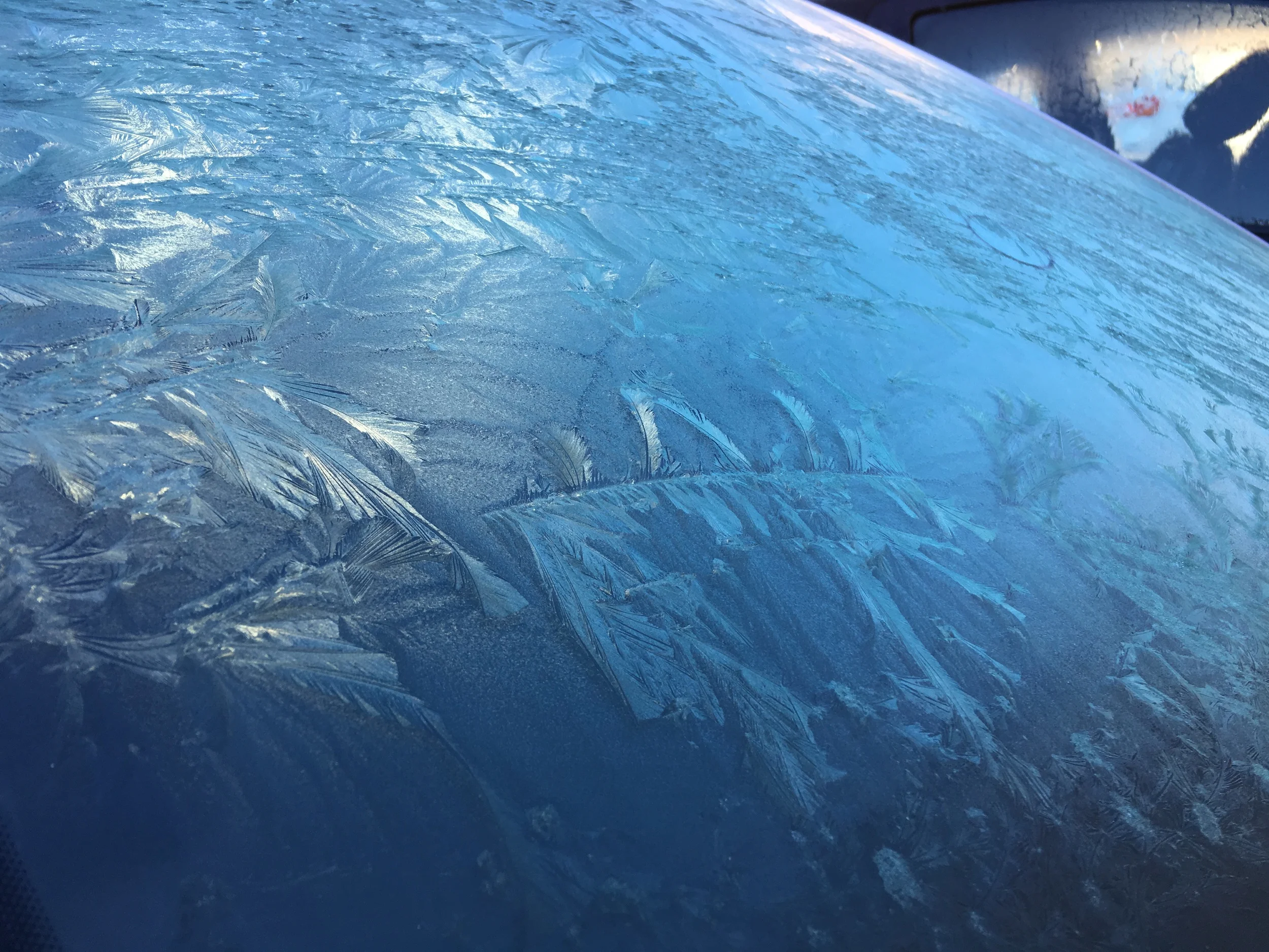Windshield ice - external