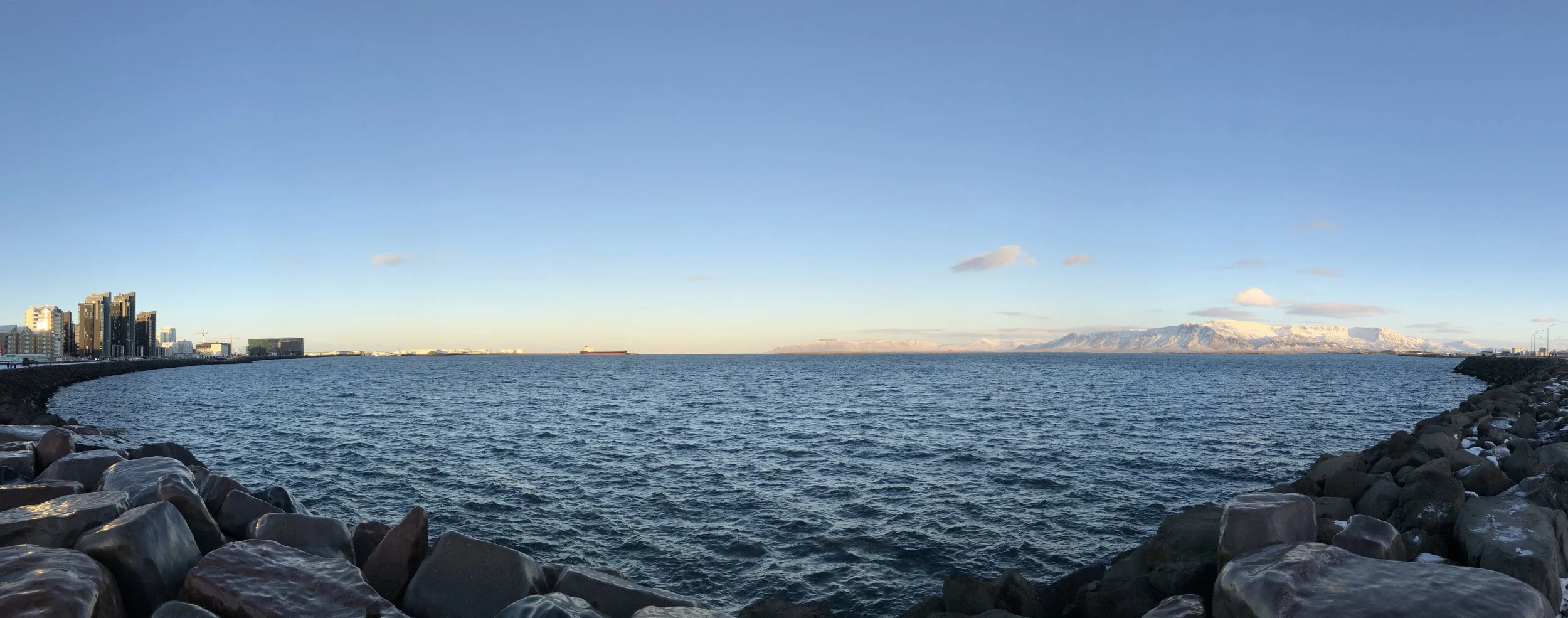 Reykjavík sea front #2, Iceland, November 2017