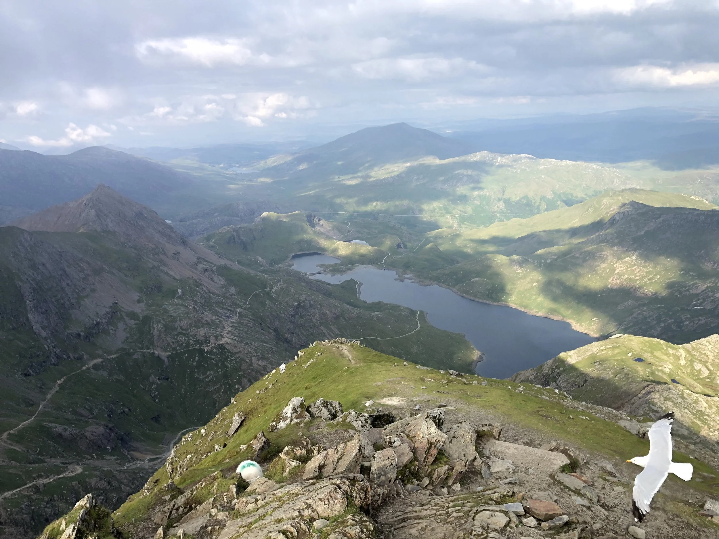 Snowdonia peak, Wales, July 2019