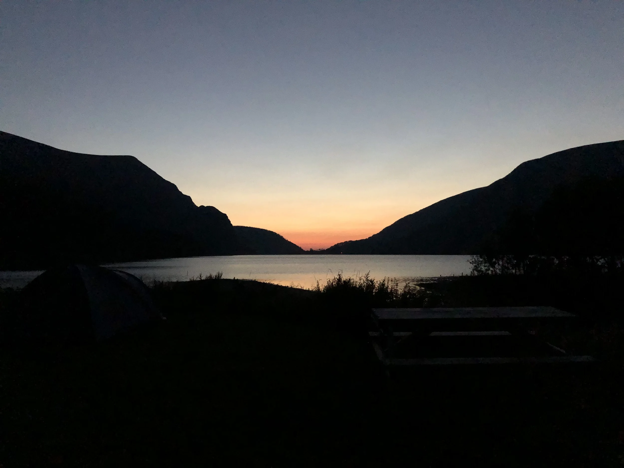 View of Llyn Cwellyn, Snowdonia, Wales, July 2019