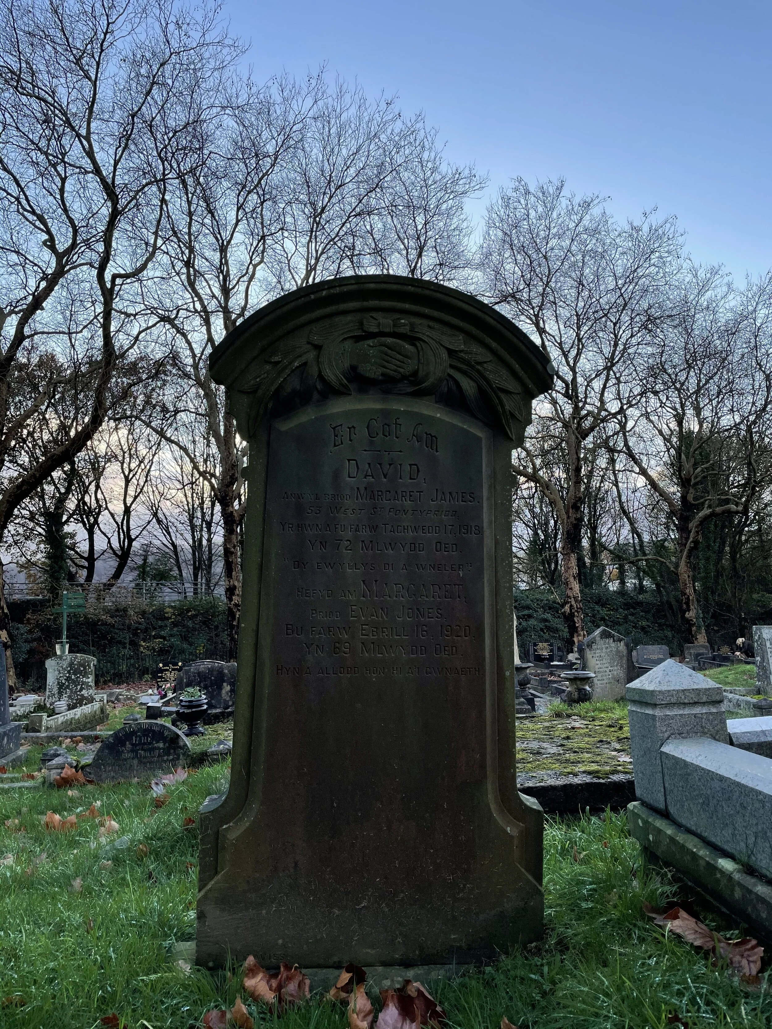 Glyntaff Crematorium, Pontypridd, Wales (2020/11/22)