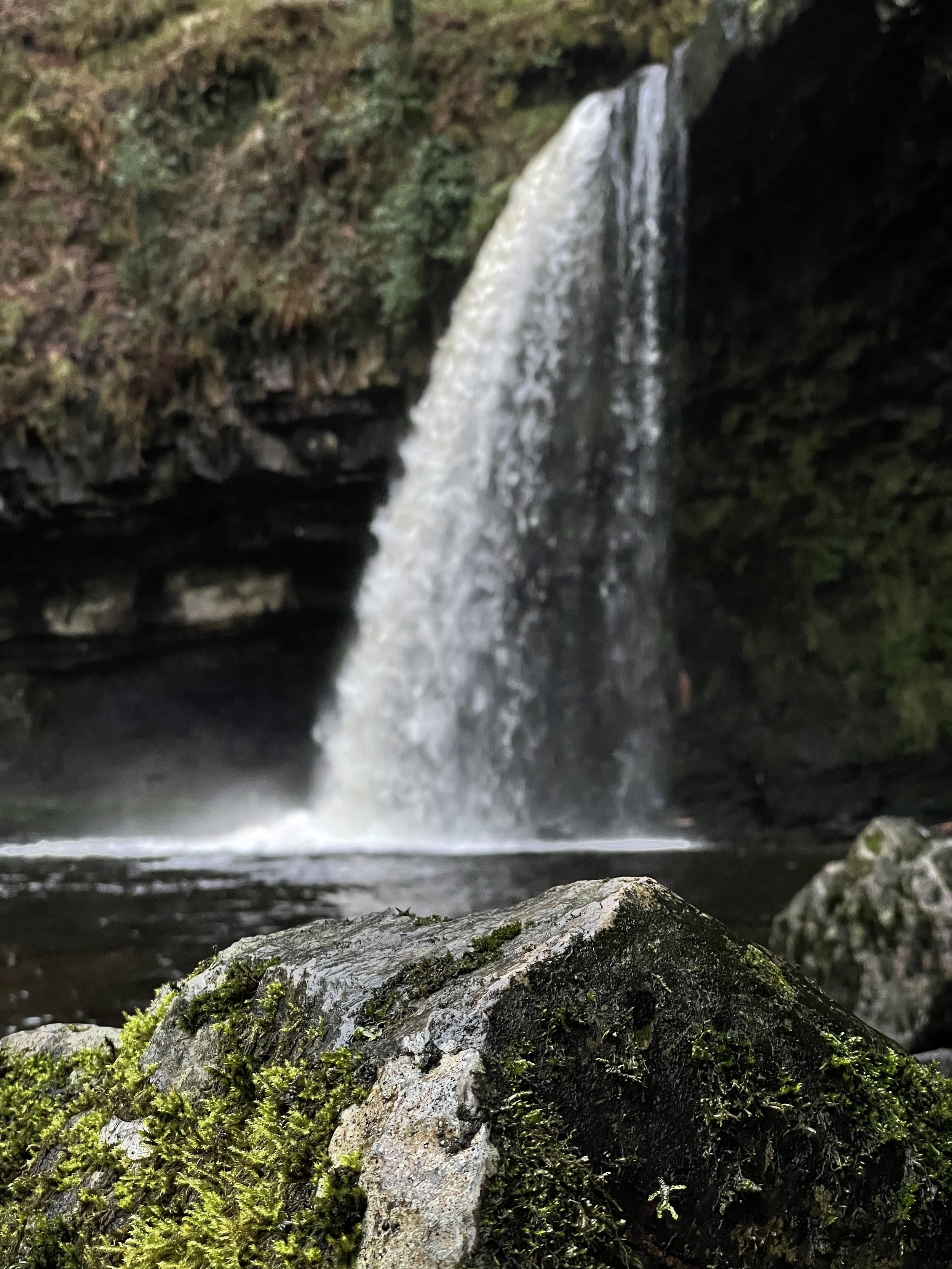 Sgwd Gwladys Waterfall, Wales, January 2022