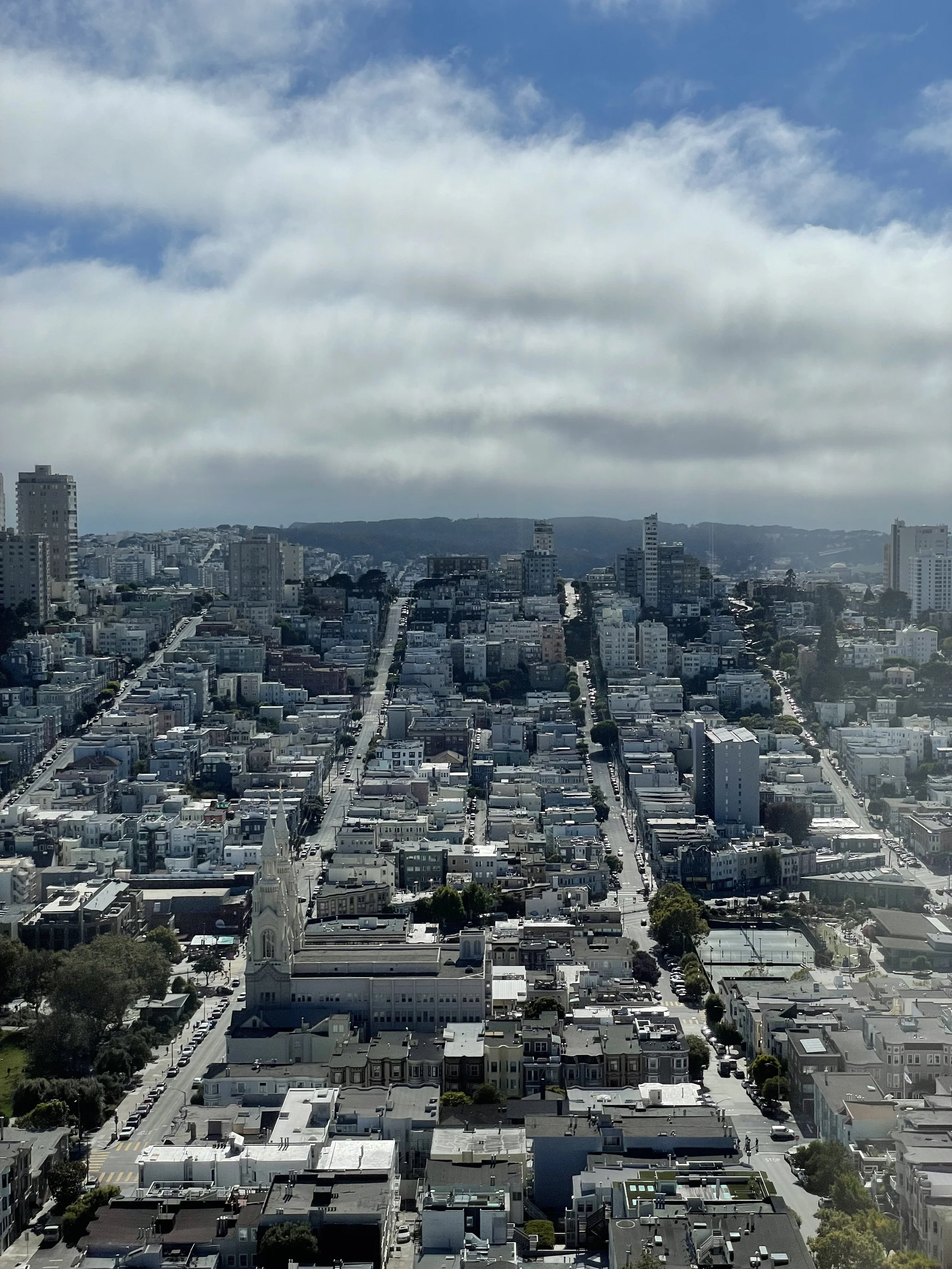 View from Coit Tower, San Francisco, July 2022