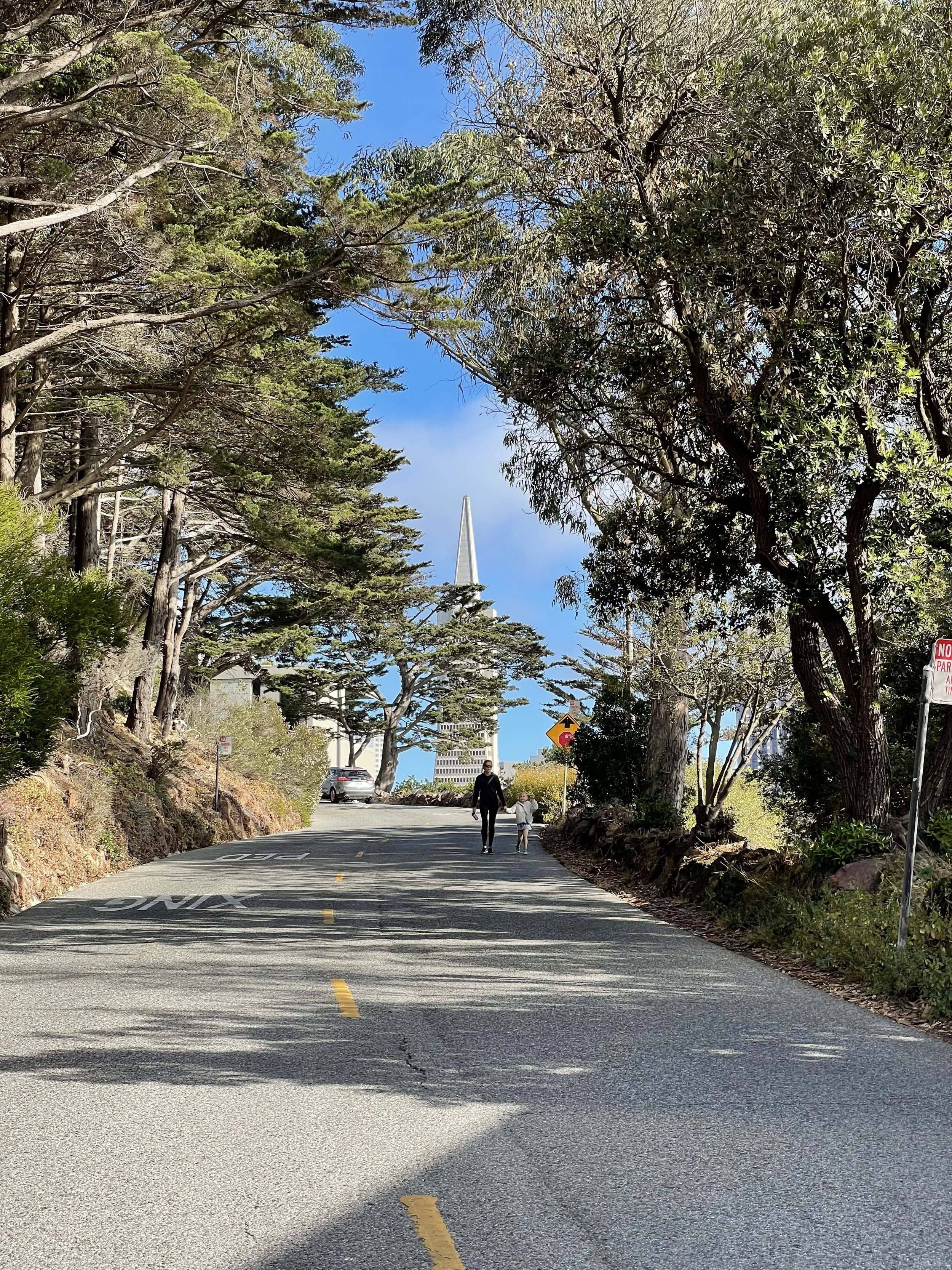 View of Transamerica Pyramid, San Francisco, July 2022