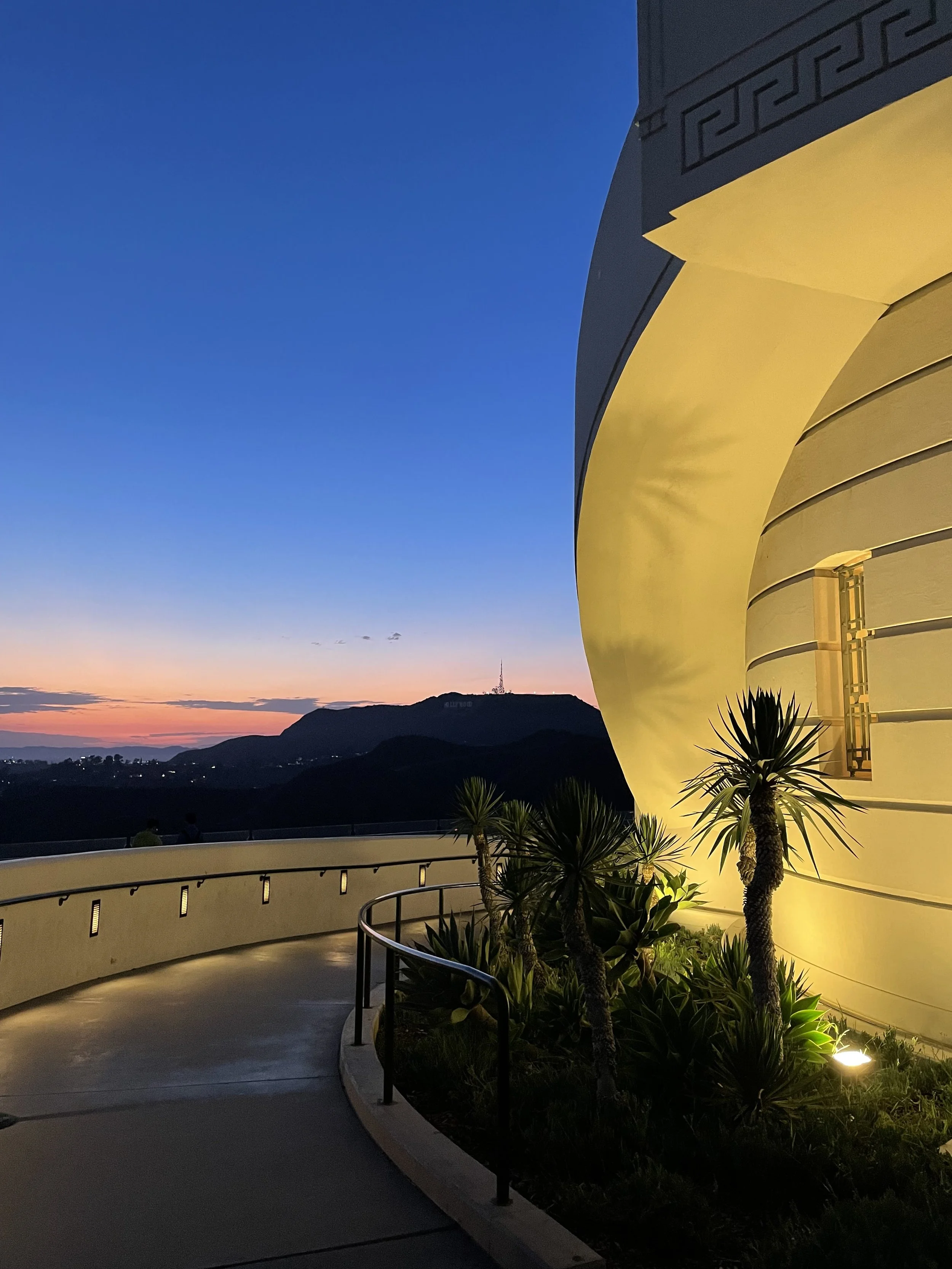 View of Hollywood Sign from Griffith Observatory, Los Angeles, July 2022
