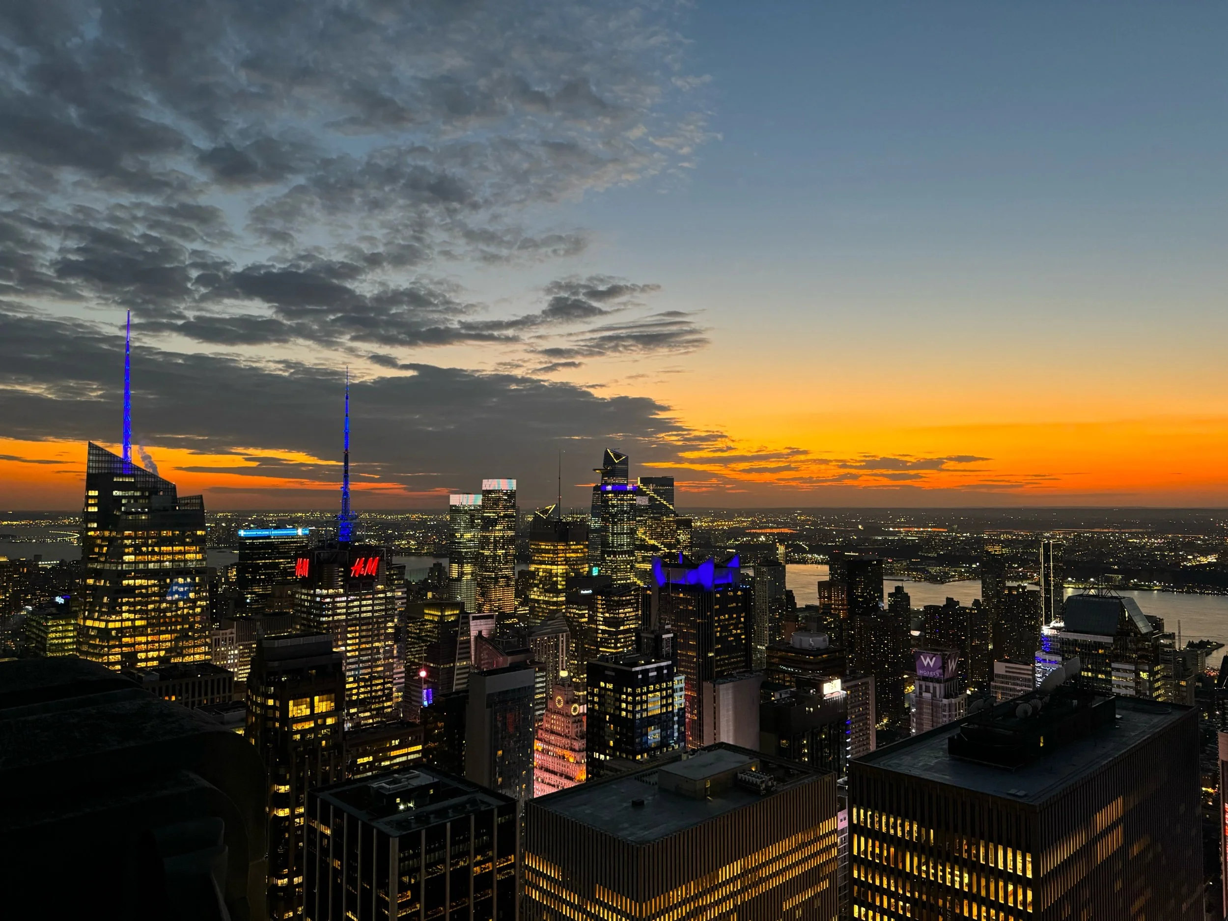 View from Top of the Rock, NYC, October 2023