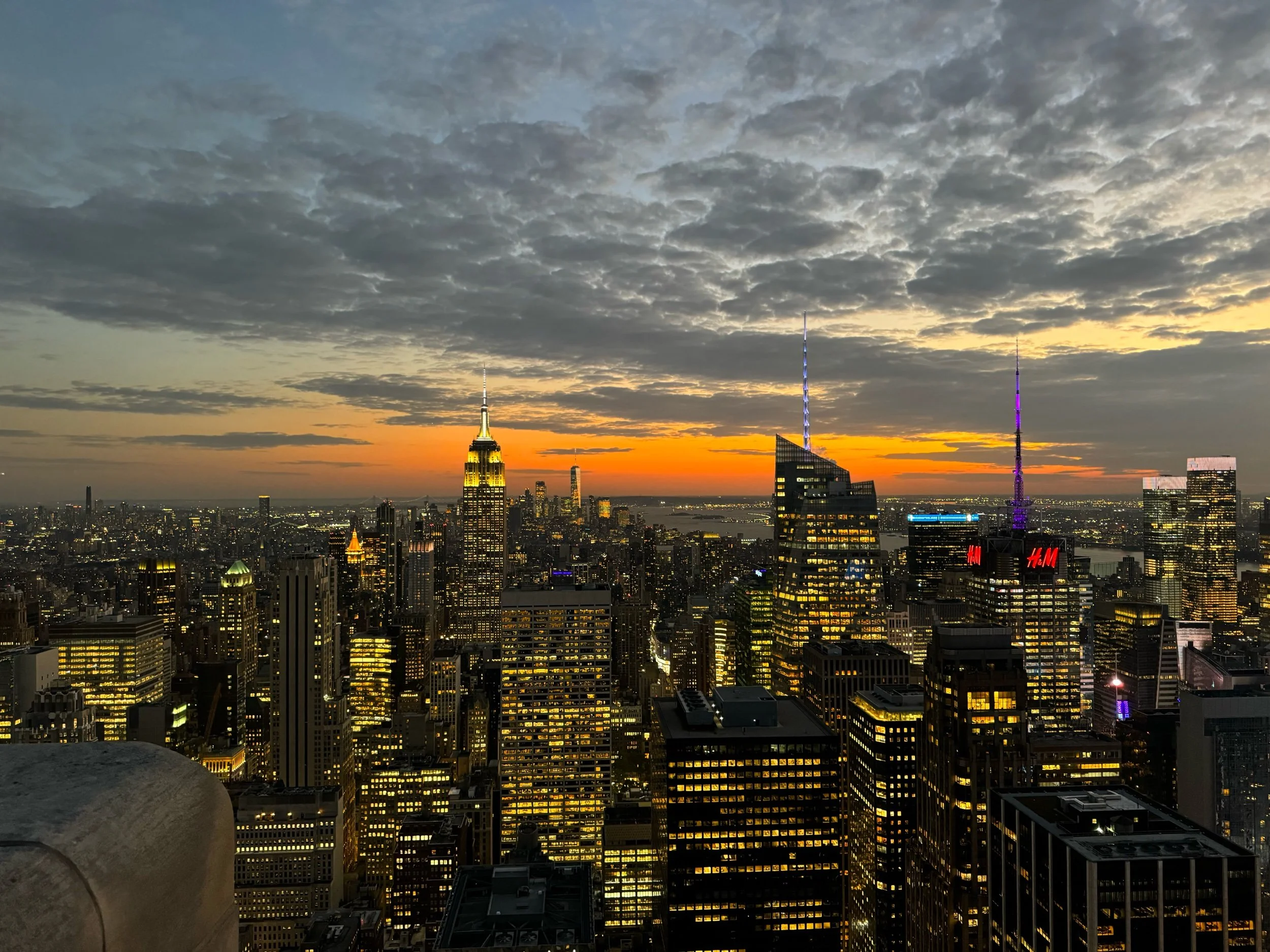 View from Top of the Rock, NYC, October 2023