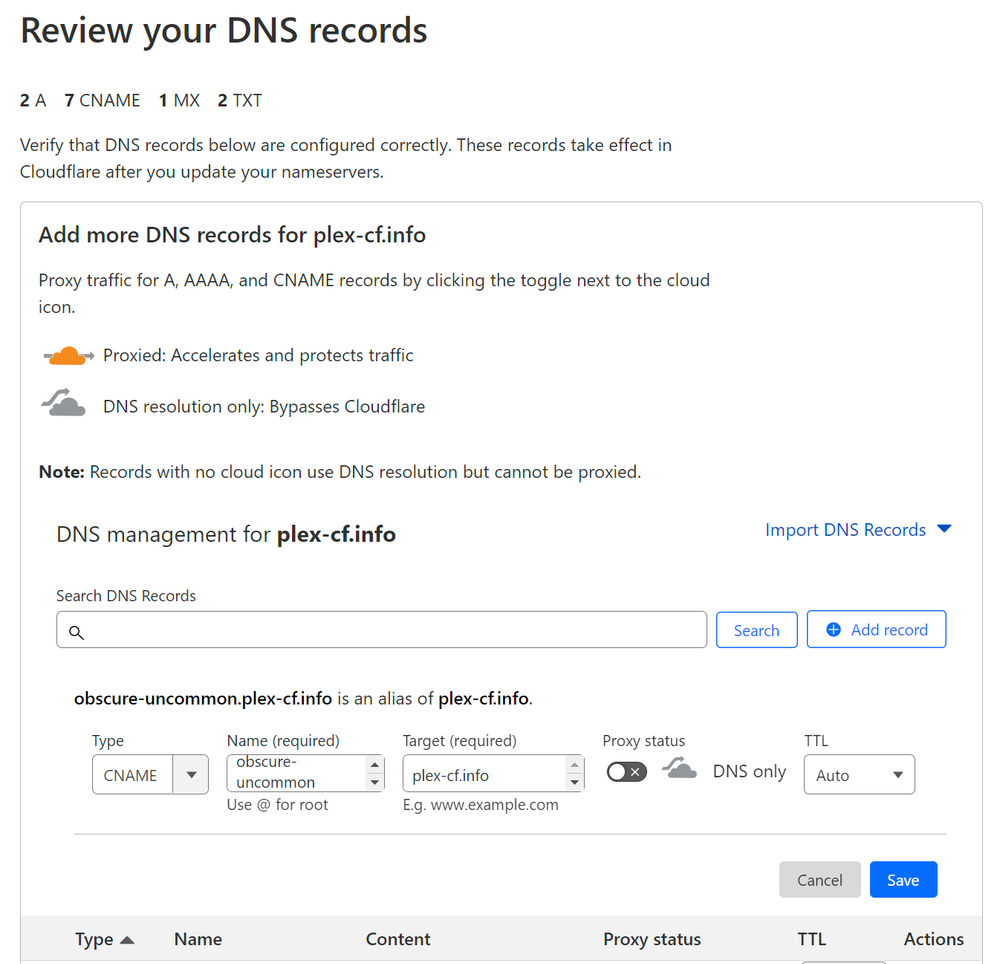 2024 ∕ 01 ∕ 07 18꞉49꞉01 - Review_your_DNS_records__plex-cf.info.png