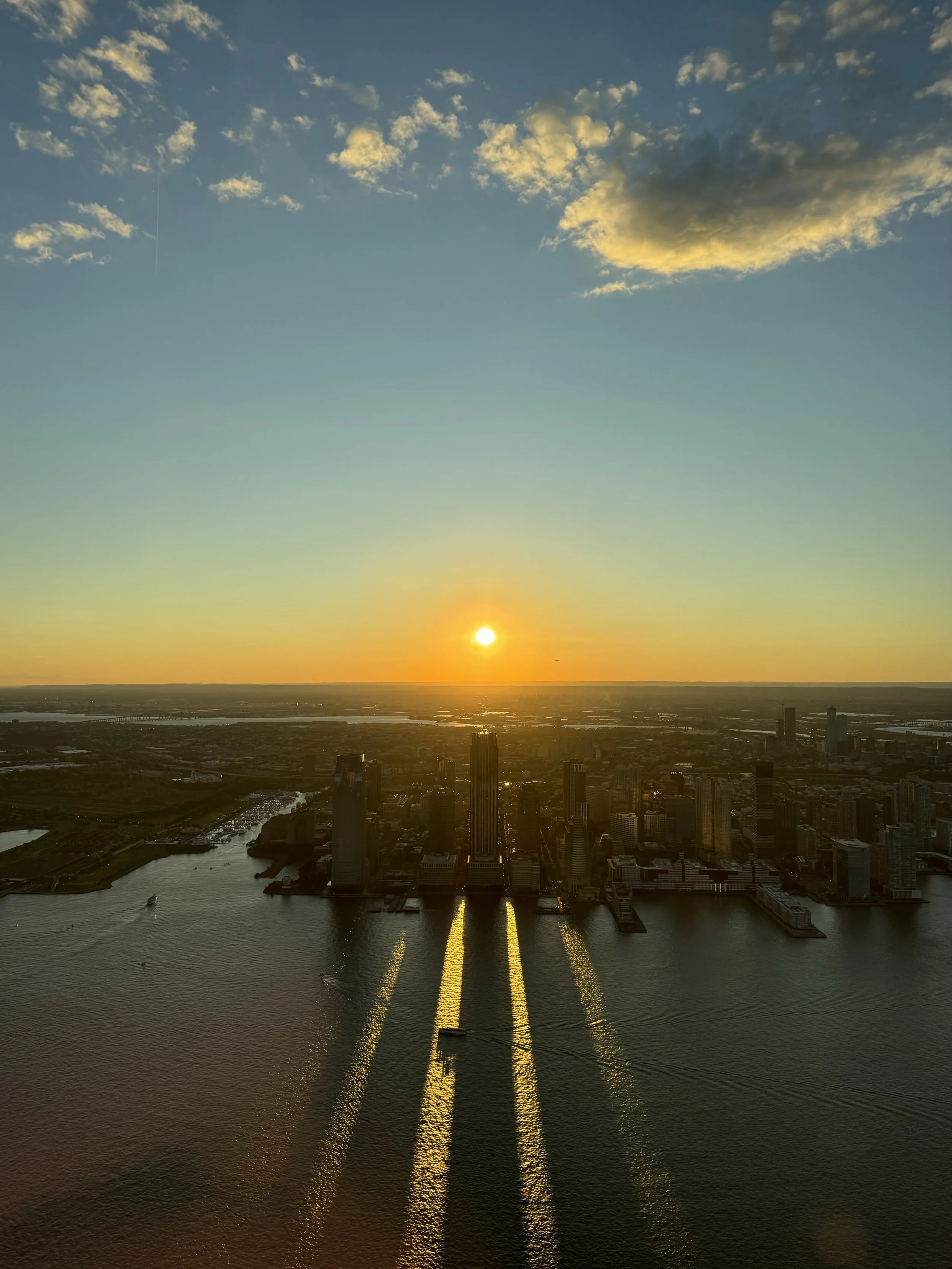 View from One World Observatory, NYC, September 2024