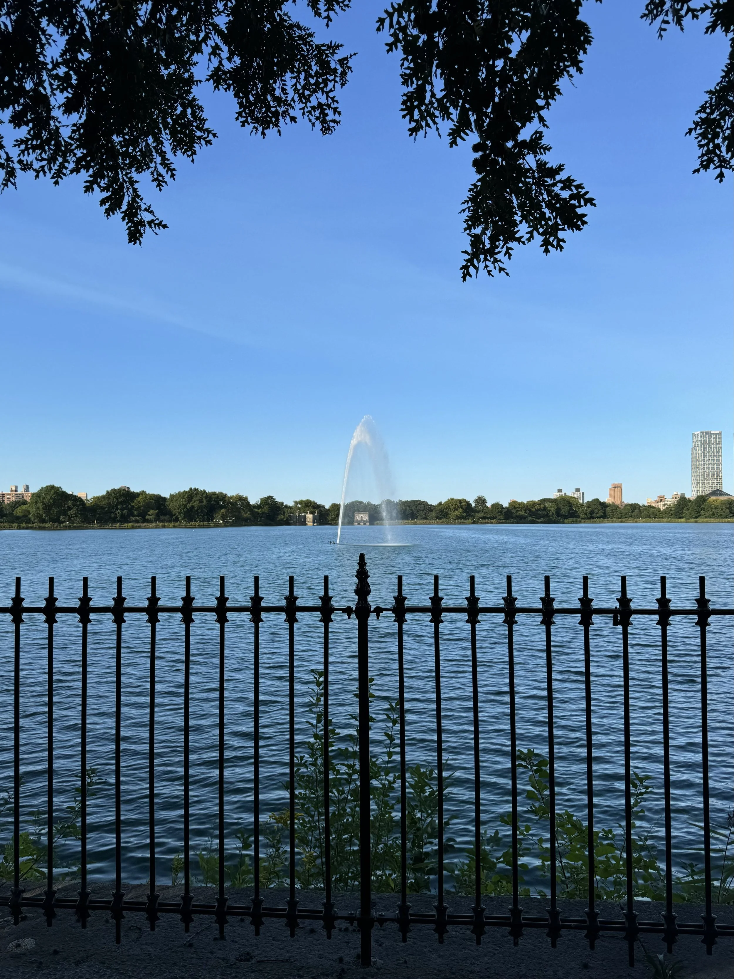 Central Park reservoir, NYC, September 2024