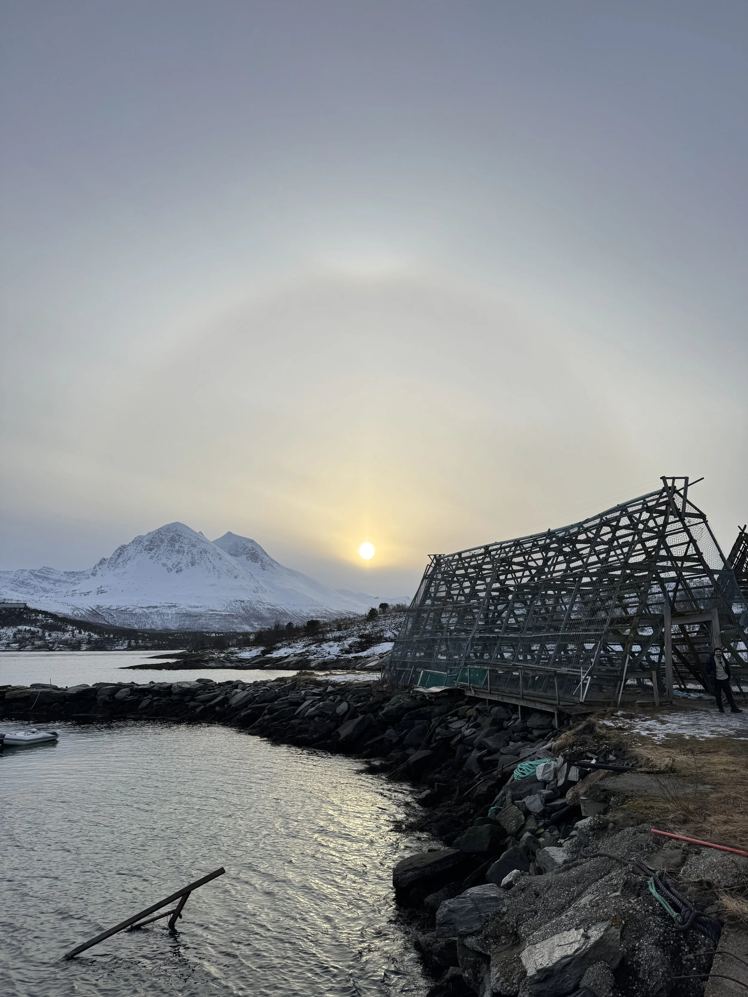 Fishing village, Norway, March 2025