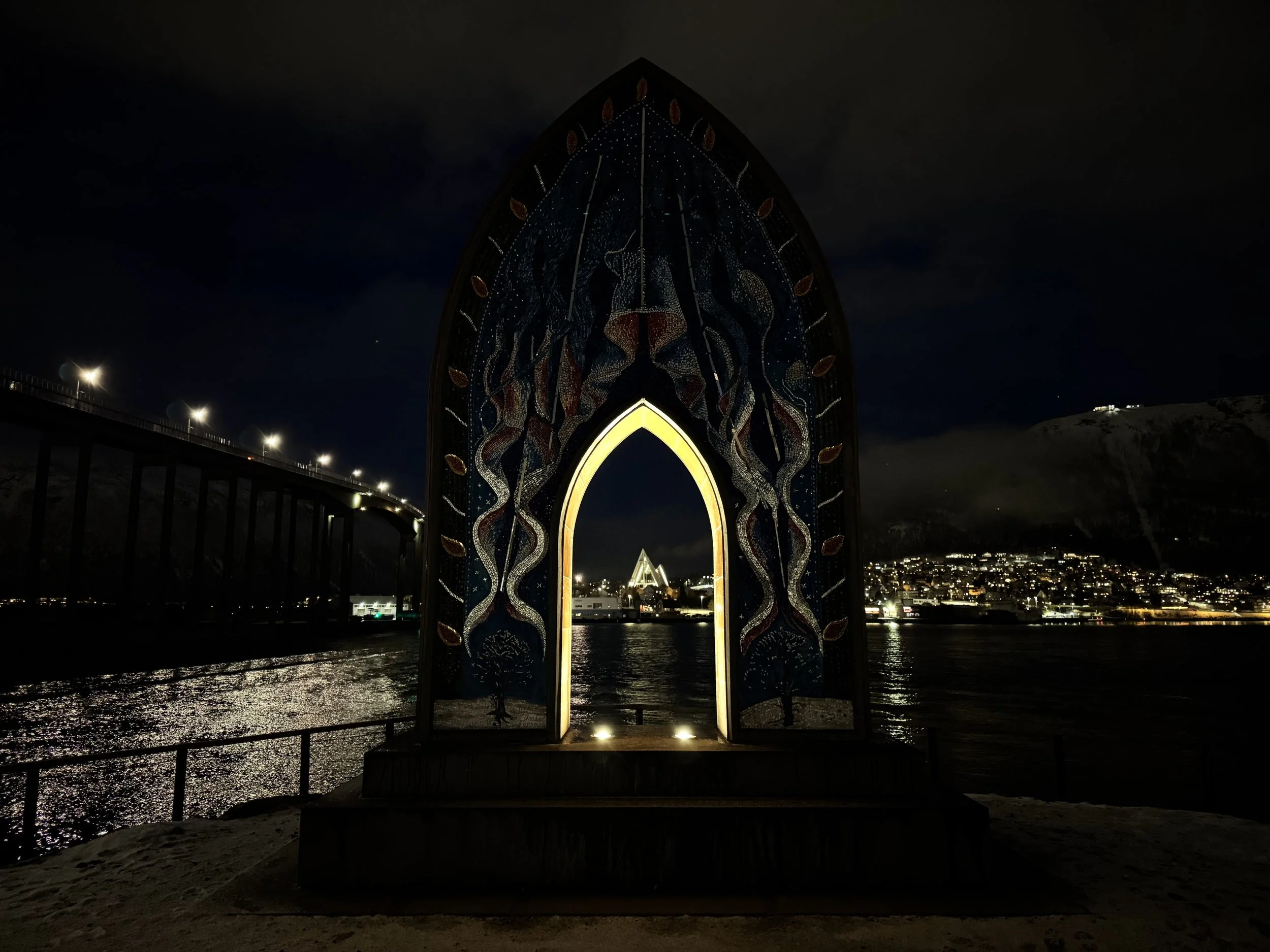 Ishavskatedralen (Arctic Cathedral), Tromsø, Norway, March 2025