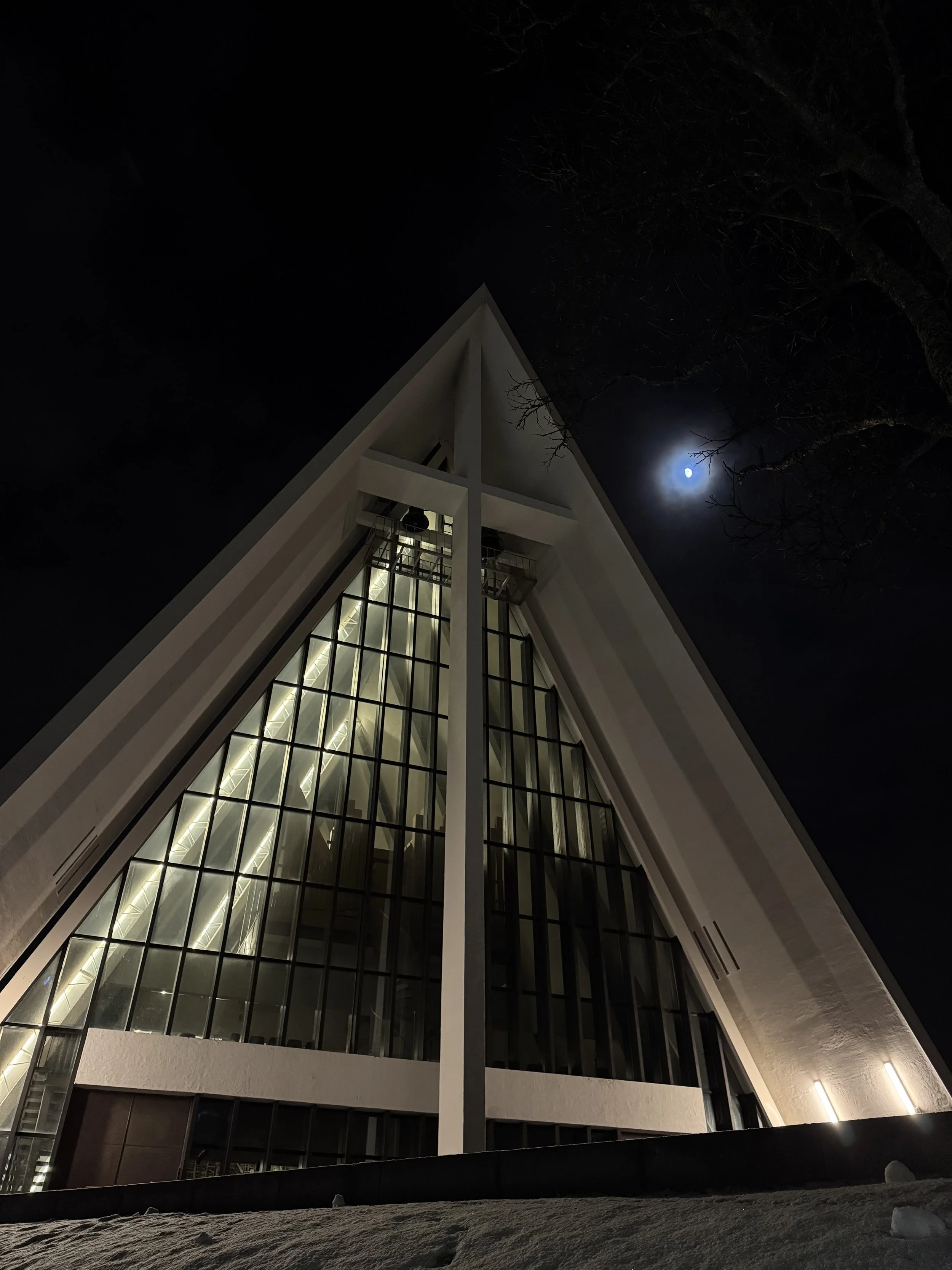 Ishavskatedralen (Arctic Cathedral), Tromsø, Norway, March 2025