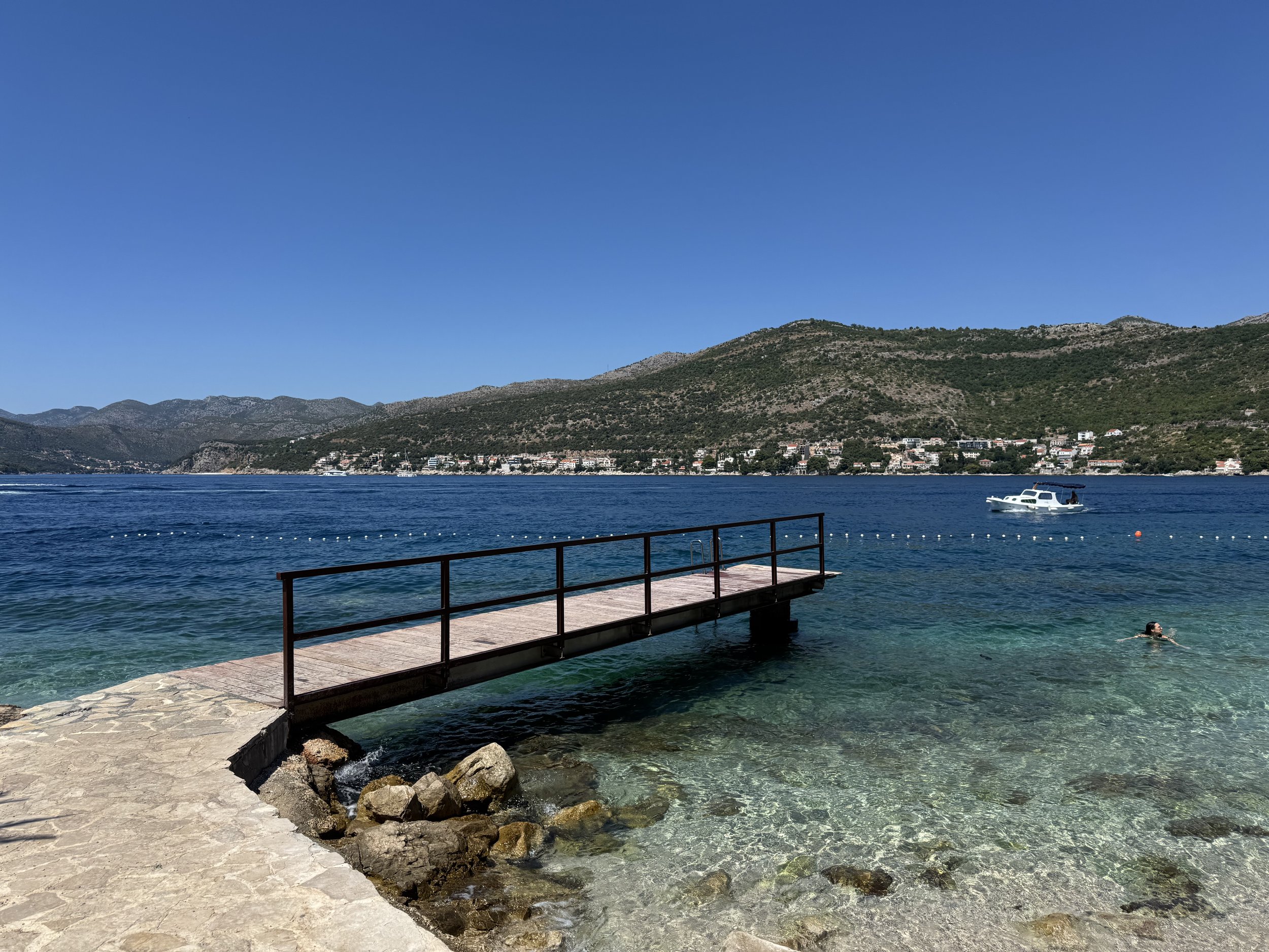 Coral Beach Club, Babin Kuk, Dubrovnik, Croatia, July 2025