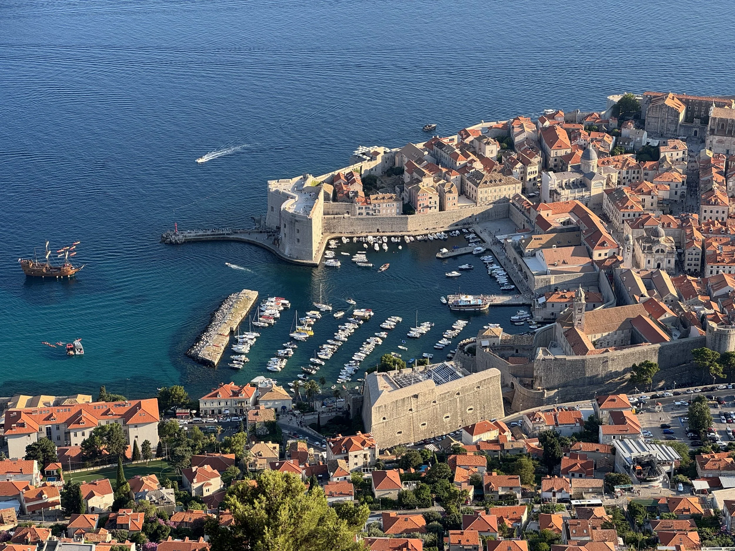 View from Mount Srđ, Dubrovnik, Croatia, July 2025