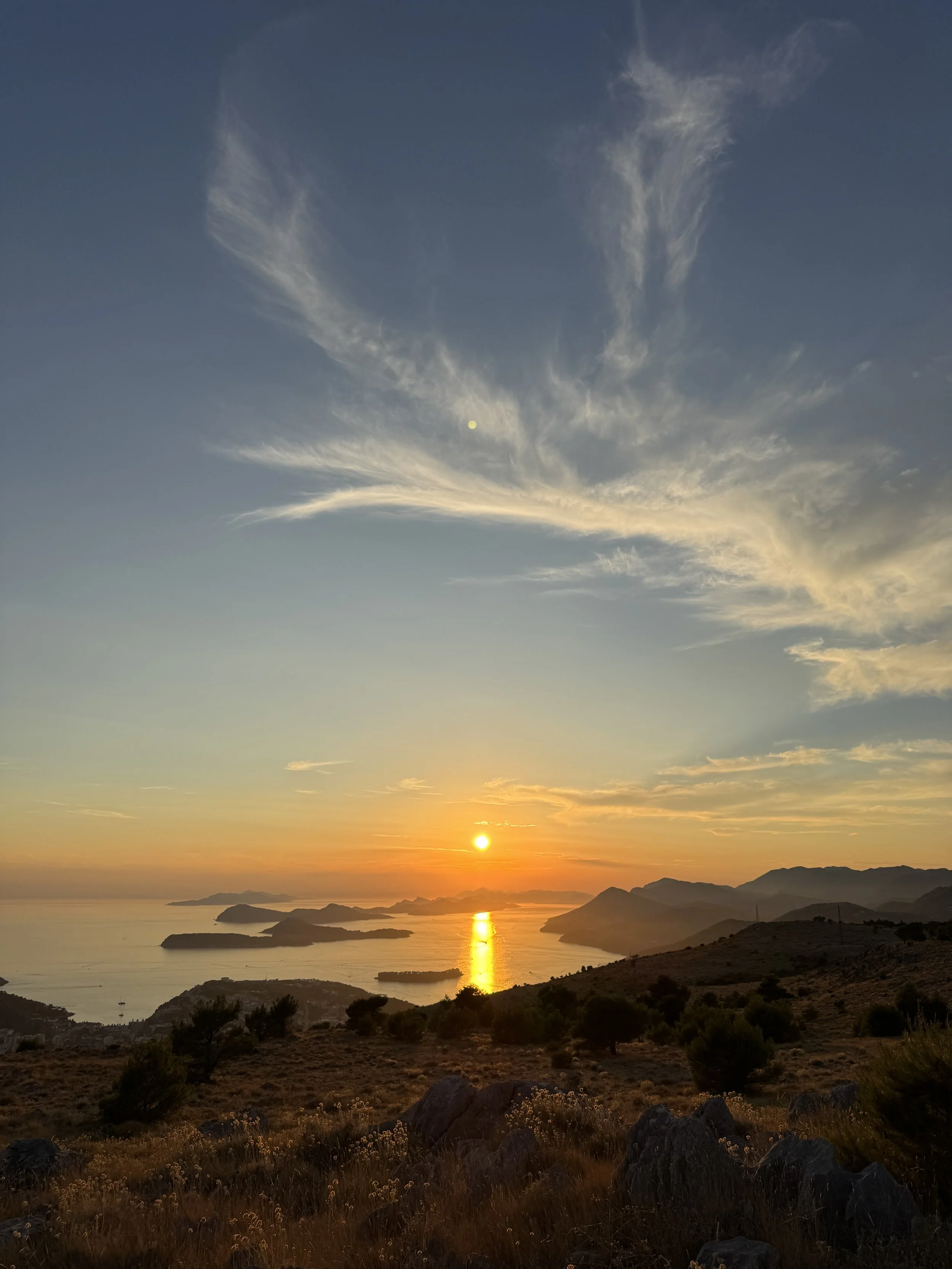 View from Mount Srđ, Dubrovnik, Croatia, July 2025