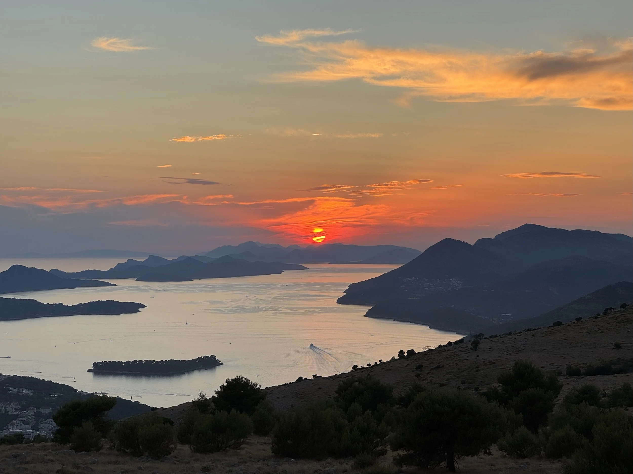 View from Mount Srđ, Dubrovnik, Croatia, July 2025