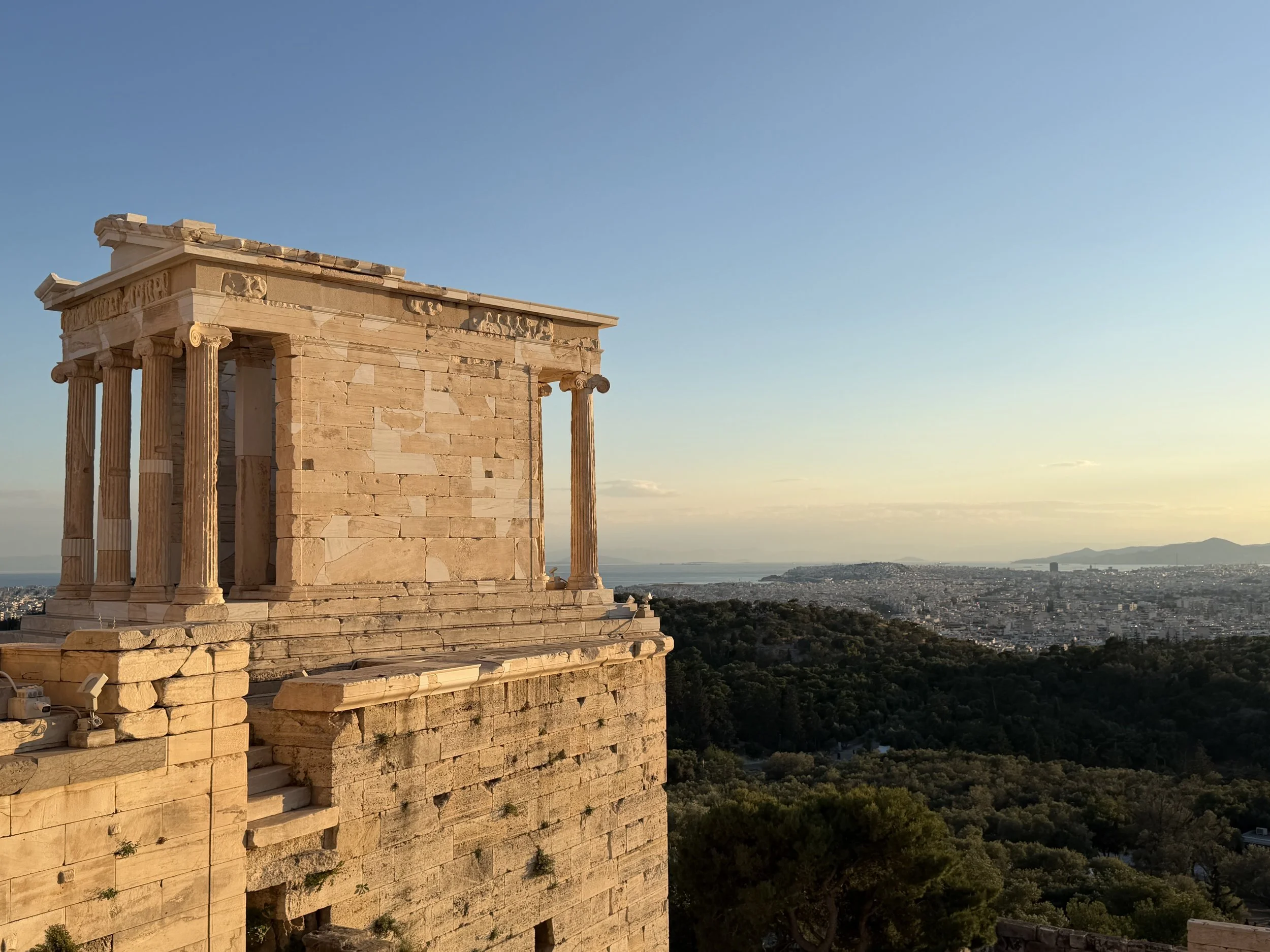 Leaving the Acropolis, Athens, Greece, May 2026