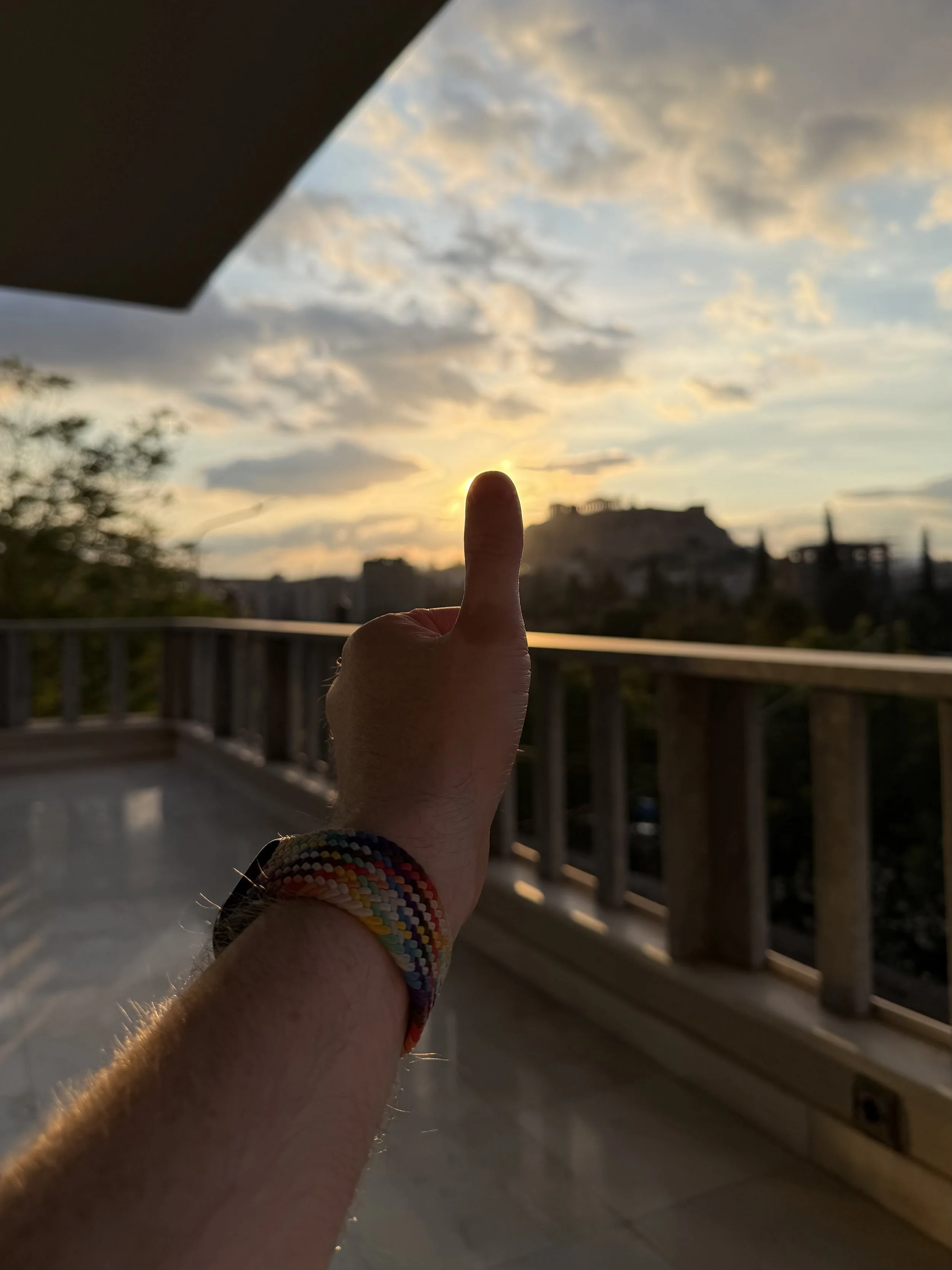 View from The One Acropolis, Athens, Greece, May 2026