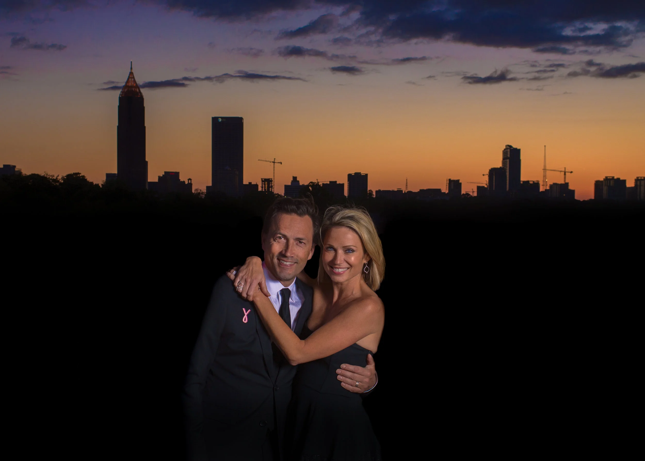 Andrew Shue + Amy Robach