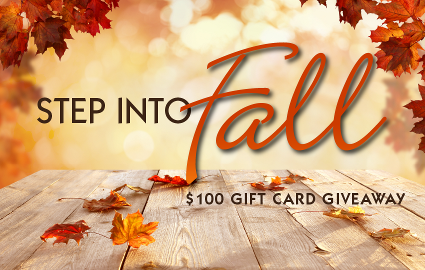 Step into Fall Gift Card Giveaway