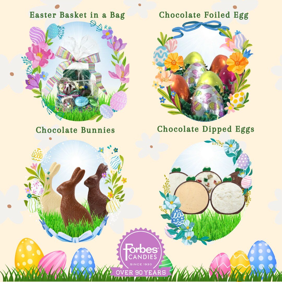 Only 1 week left before Easter! Have you ordered all your treats? Shop our product in our bio! #ForbesCandies #shoplocal #HandmadeSweets #EasterTreats #ChocolateLovers #EasterBasket  #EasterCountdown #OrderNow