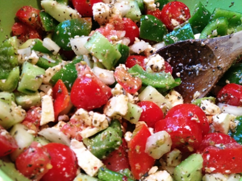 Feta and Tomato Mezze Salad — Spice Tree Organics